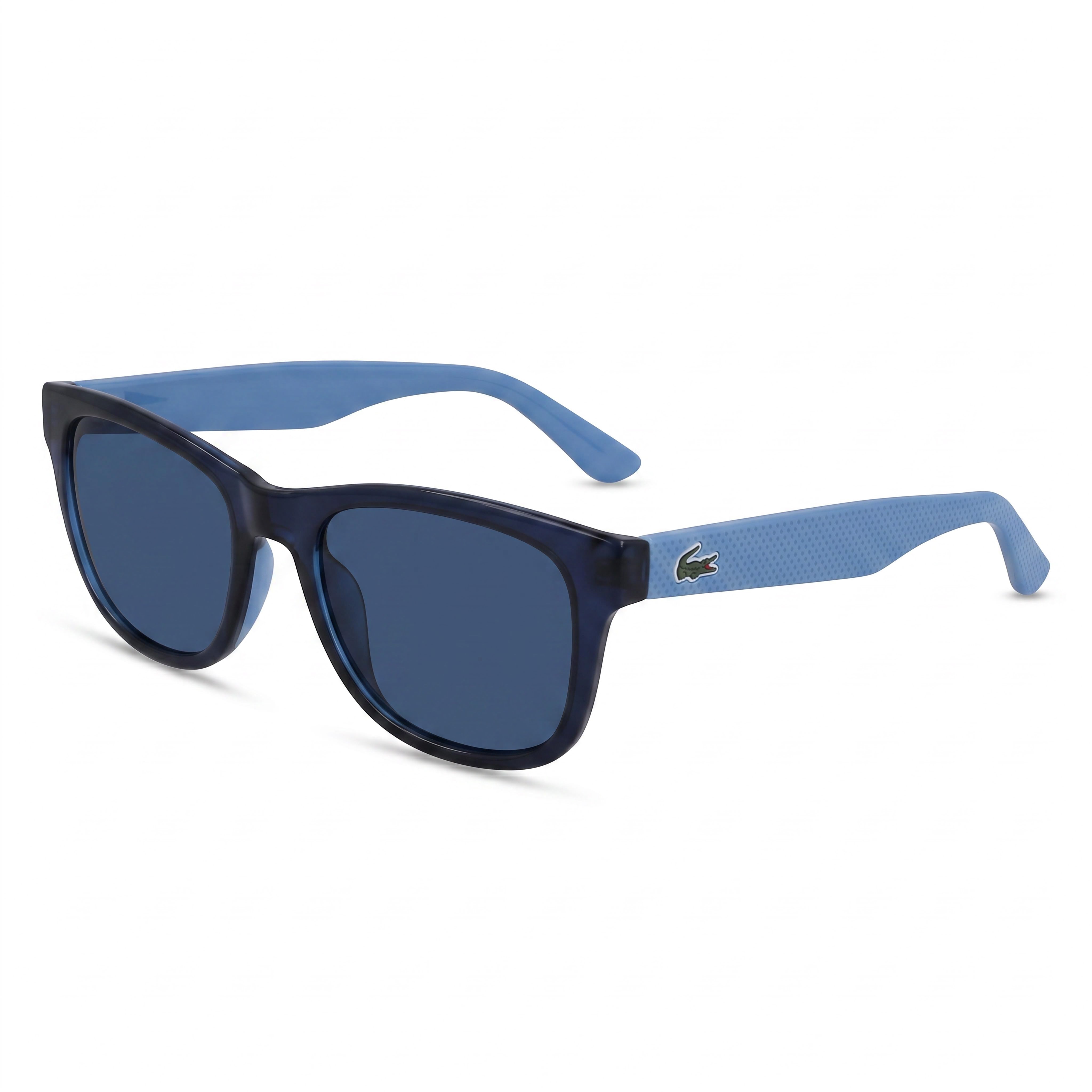 Gafas de sol Lacoste Classic para mujer, montura de plástico azul, sin polarizar, con protección UV, talla 52-18-140, Photo 1