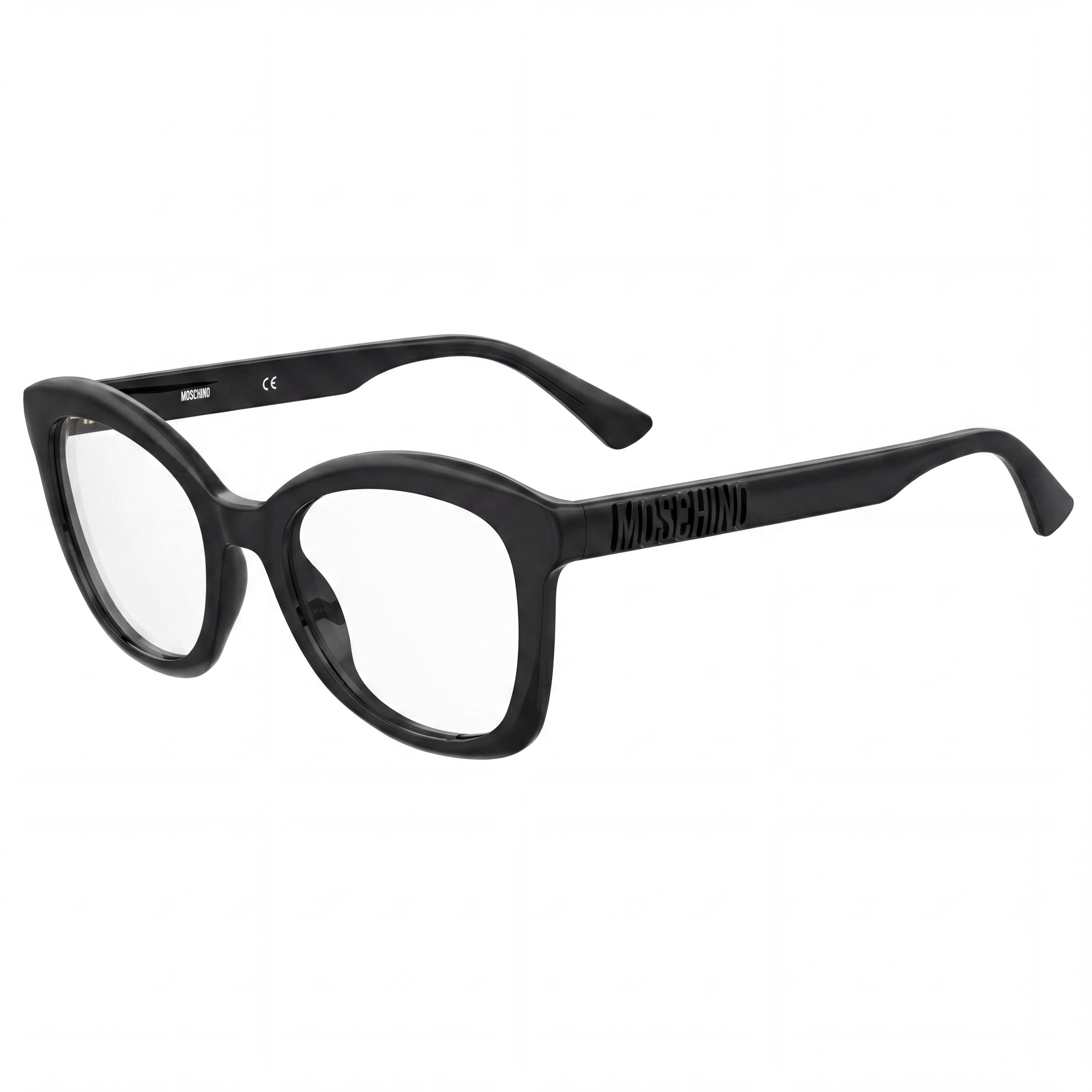 Moschino Casual Model, Women's Black CELLULOSE PROP. INJ Frame Material Optical Glasses 51-19-140, Photo 1
