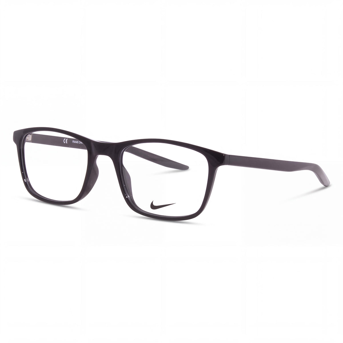 Nike 7129 Classic Prescription-Ready Non- Plastic Unisex Full Rim Eyeglasses Black 52-19-145, Photo 1