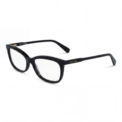 Longchamp LO2718 Modern Cat Eye Full-Rim Plastic Frame Black Eyeglasses for Women Lens Width 54mm