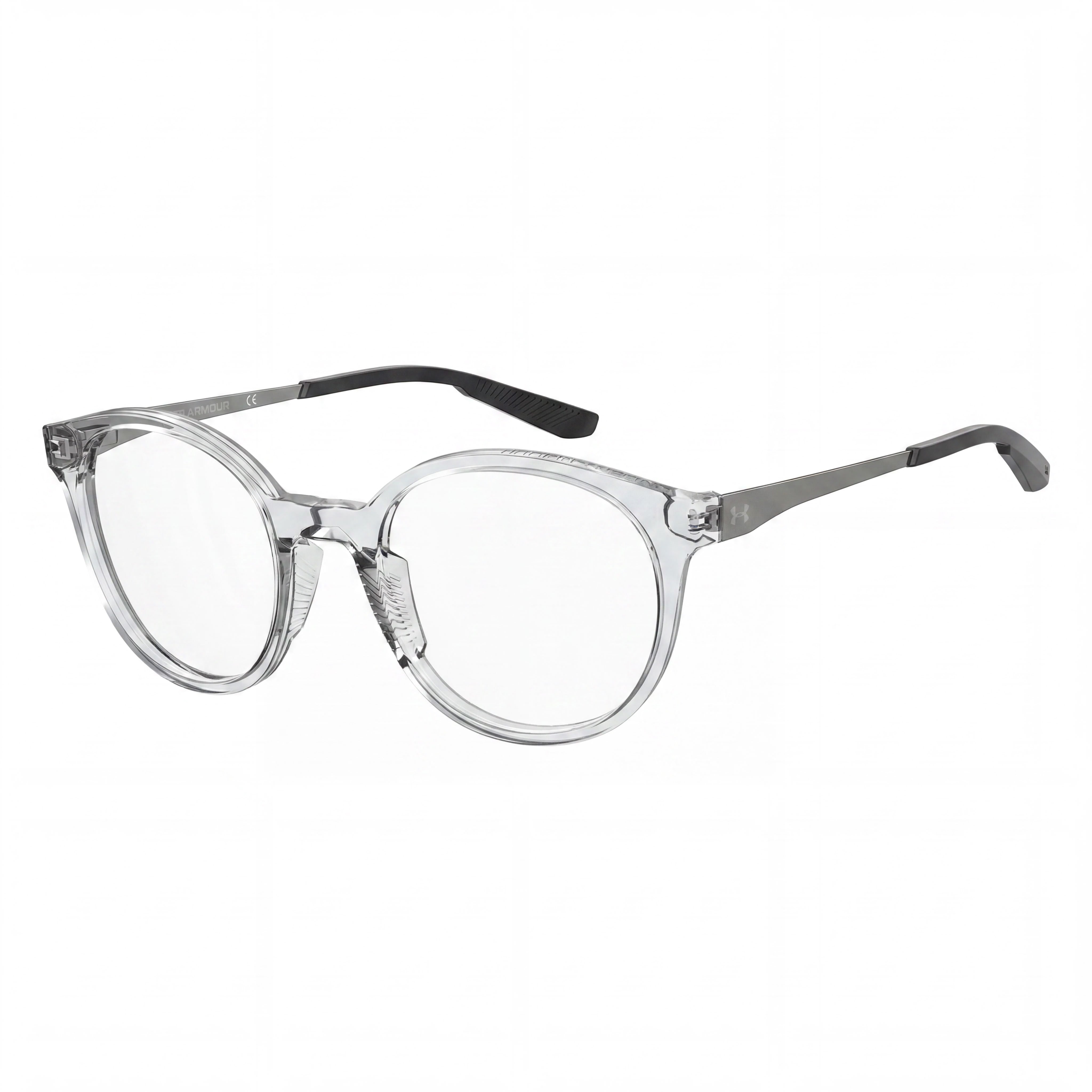 Under Armour Modern Ua 5027 Unisex Crystal Acetate Round Non-polarised Polycarbonate Optical Glasses 50mm, Photo 1