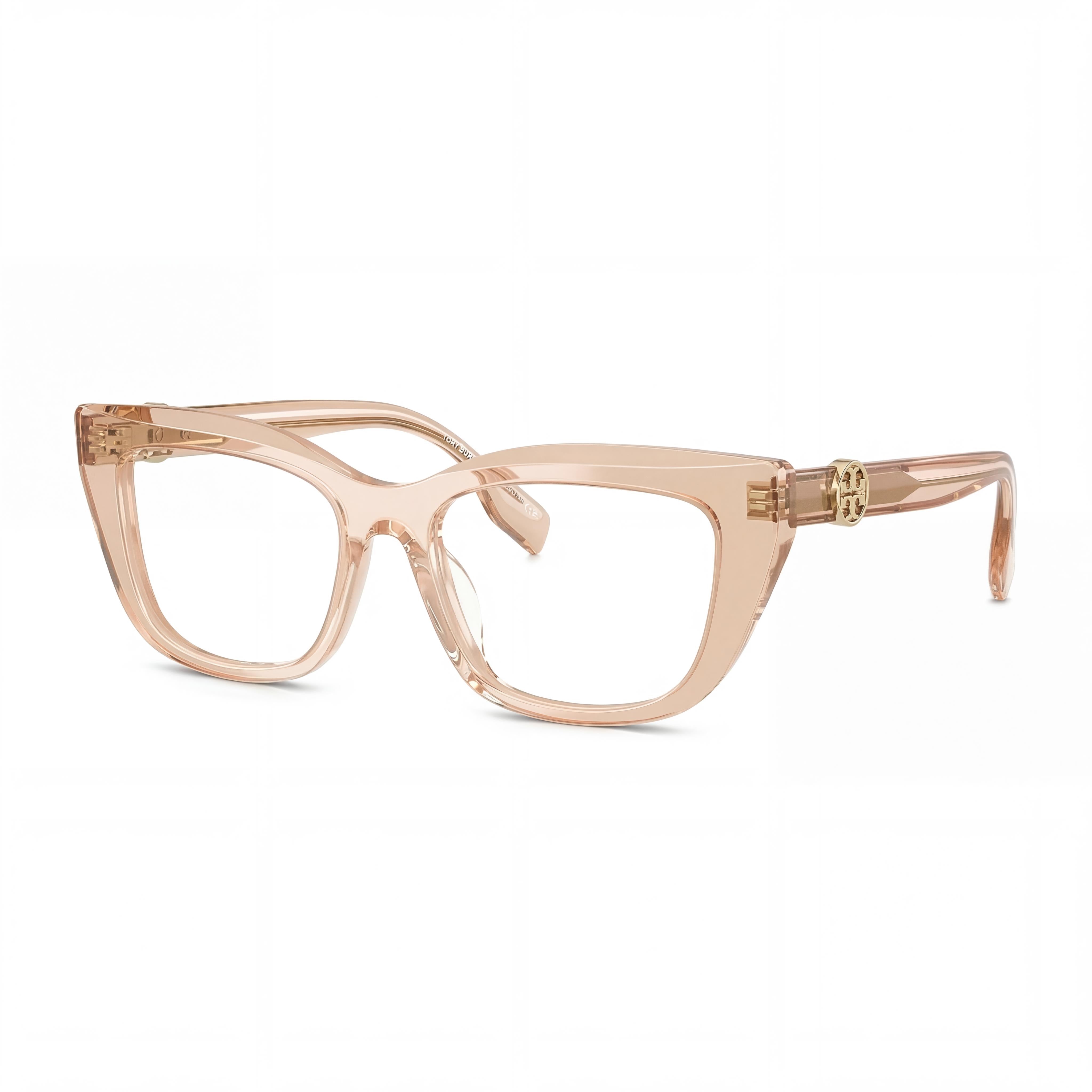 Gafas de mujer Tory Burch de acetato transparente marrón 51 mm, Photo 1