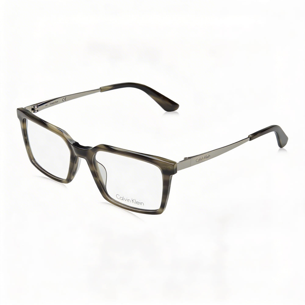Gafas polarizadas unisex Calvin Klein Ck22510 con montura metálica en gris habana y lentes de 54 mm.