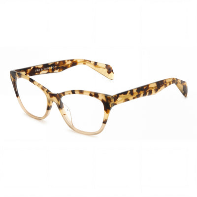 Gafas de sol modernas para mujer rag & bone con montura inyectada Havana y lentes de policarbonato no polarizadas de 52 mm