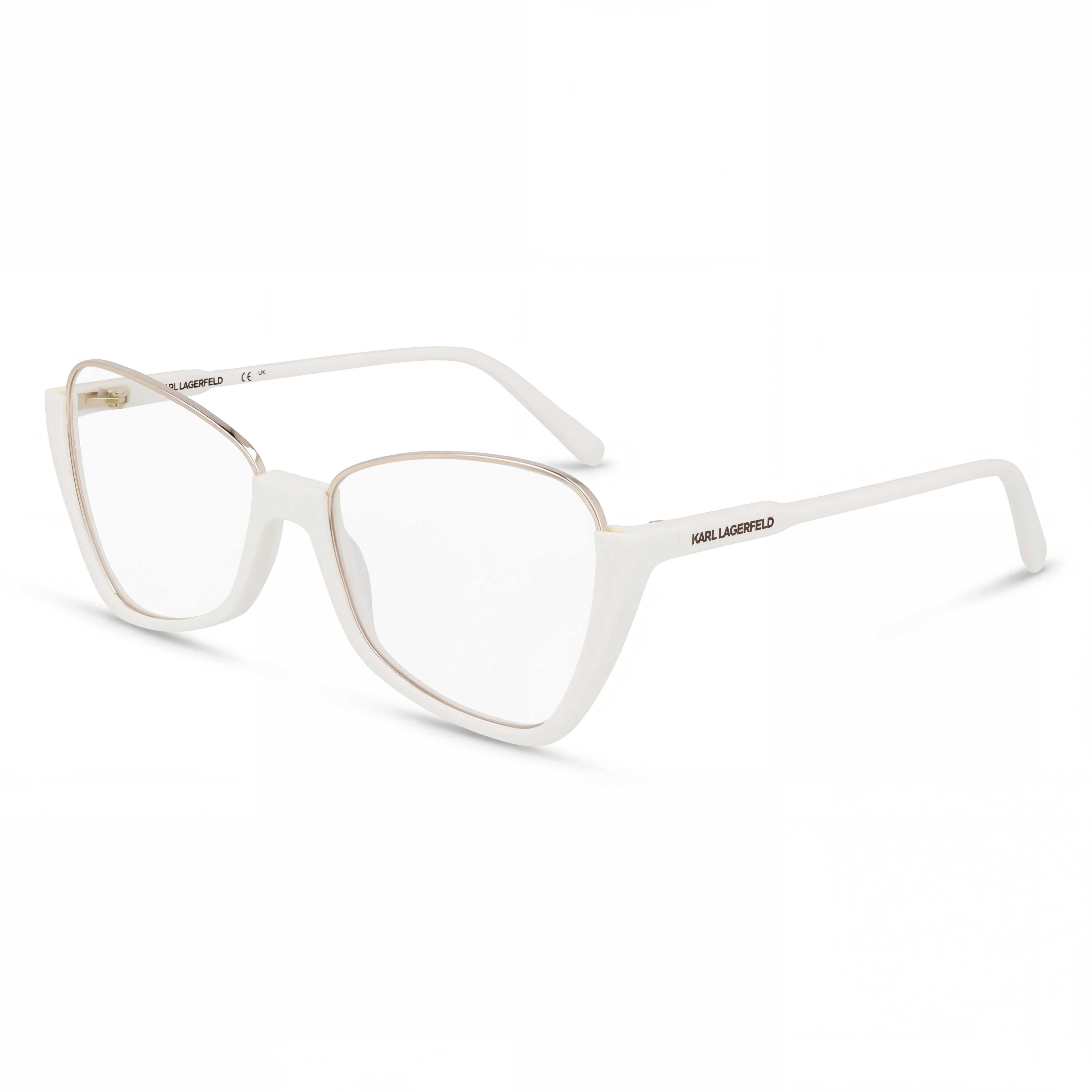 KARL LAGERFELD KL354 Men's Multicolour Metal Frame Glasses with Multi-coloured Lenses. Frame Size: 55-16-140., Photo 1