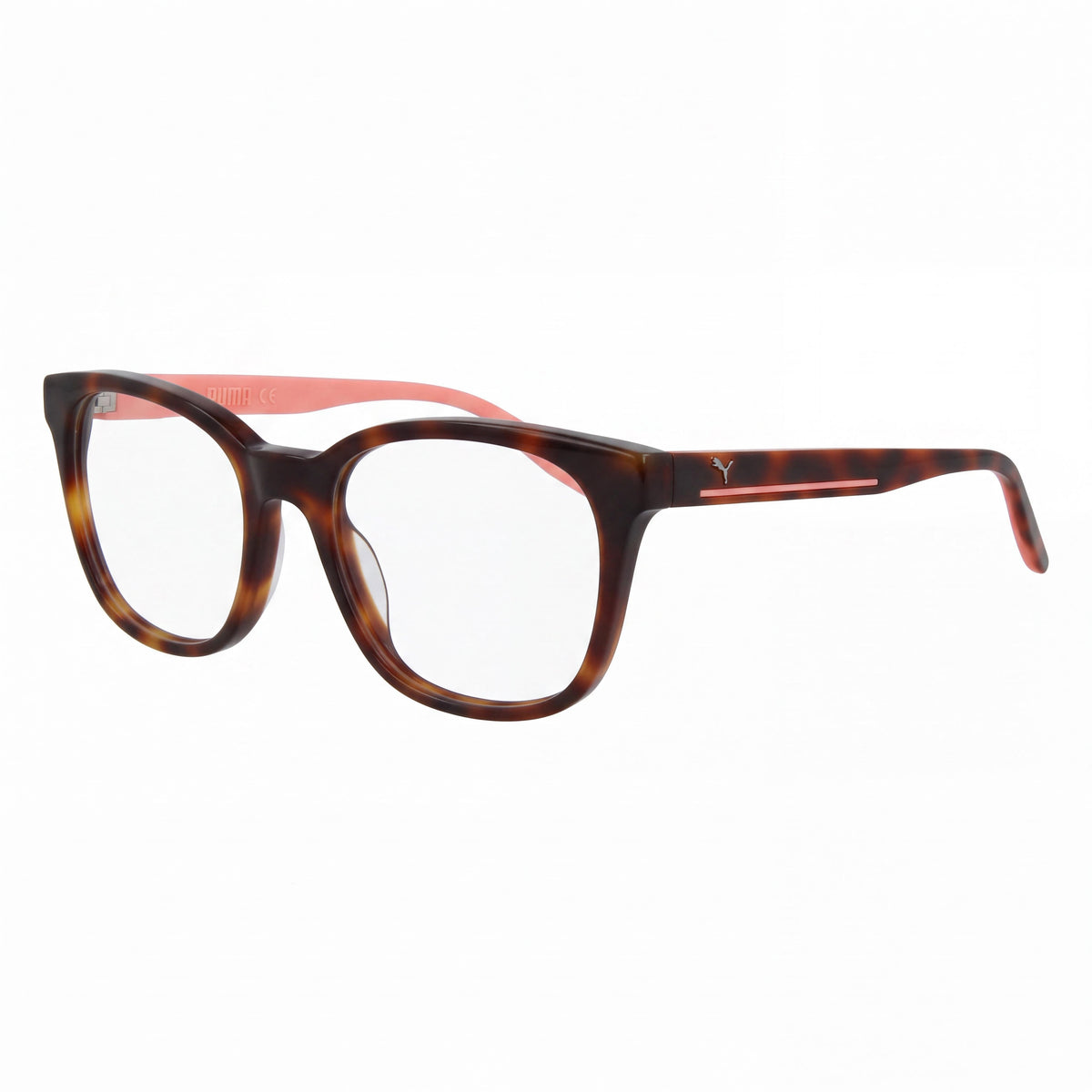PUMA Square/Rectangle PU0290O 002 Unisex Full Rim Acetate Frame Eyeglasses Havana 55-18-150mm, Photo 1