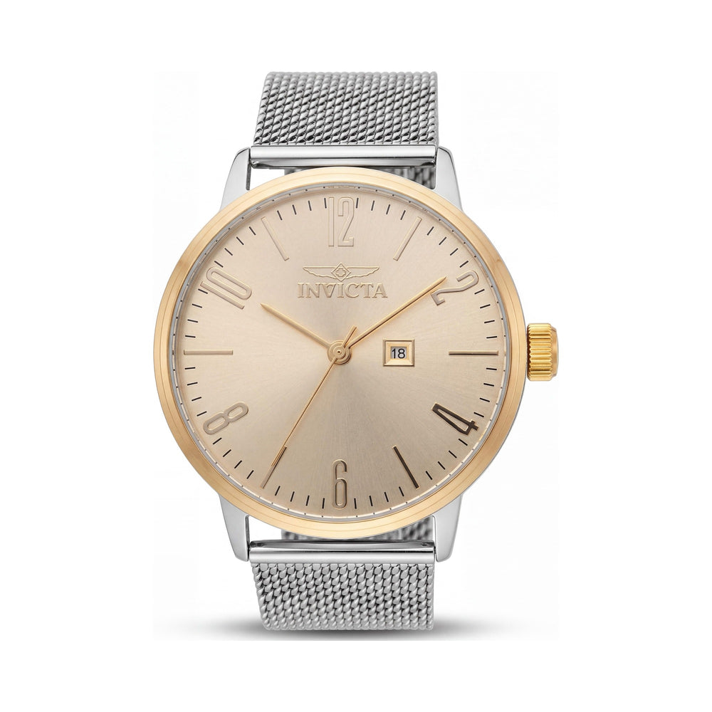Invicta Specialty IN-48937-AMZUK Reloj Unisex de Acero Inoxidable Dorado de 44mm