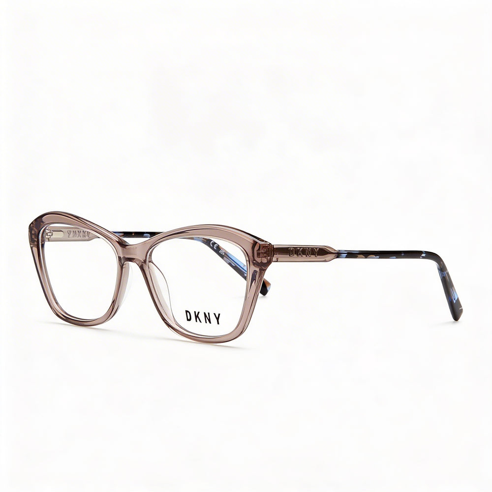 Gafas de Sol DKNY DK5042 Modern para Mujer con Montura de Acetato en Color Crystal Mink y Lentes No Polarizadas de 53mm