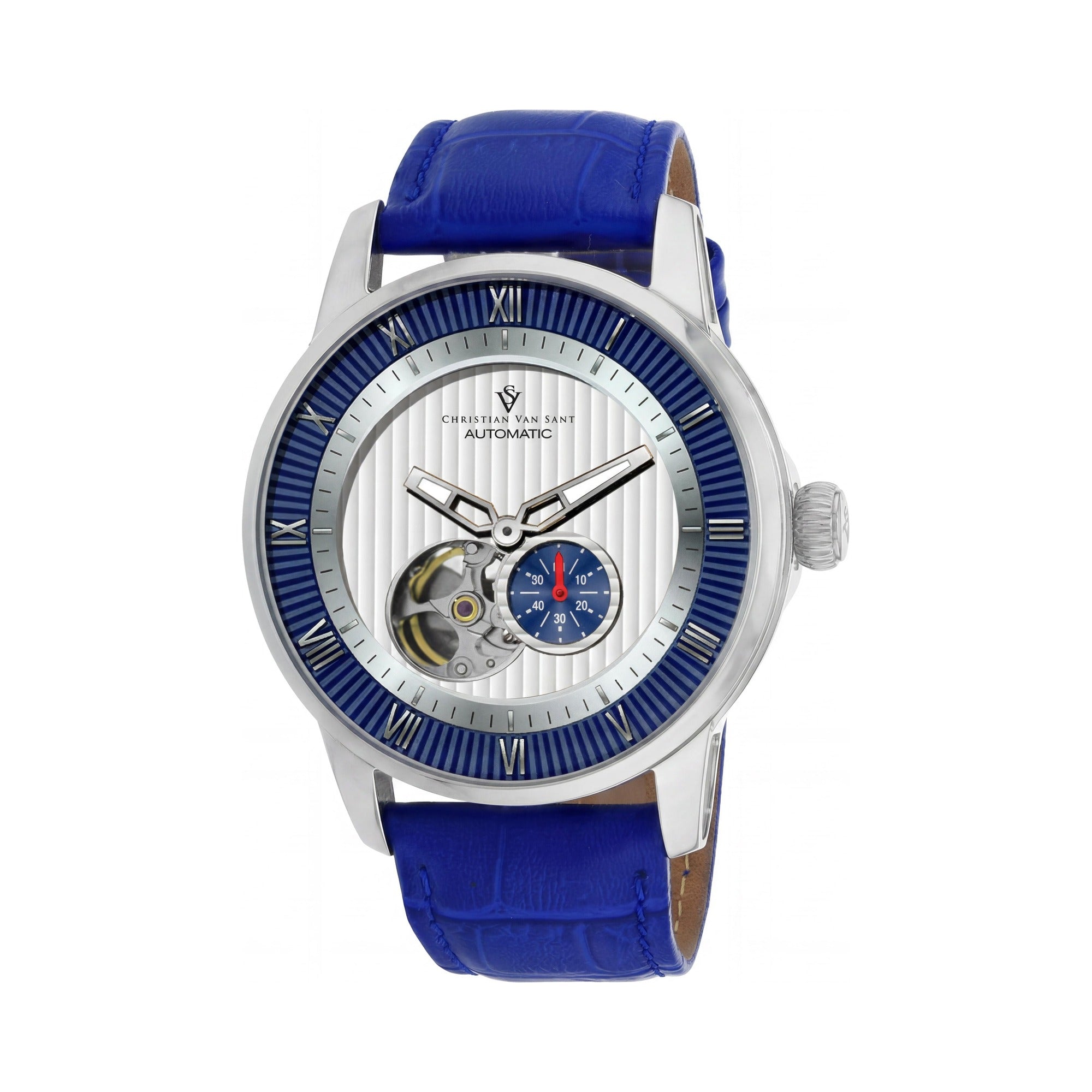 Christian Van Sant CV0552 Modern Men's Automatic Self-Winding Movement White Dial Water Resistant to 50 Meters Watch, Photo 1