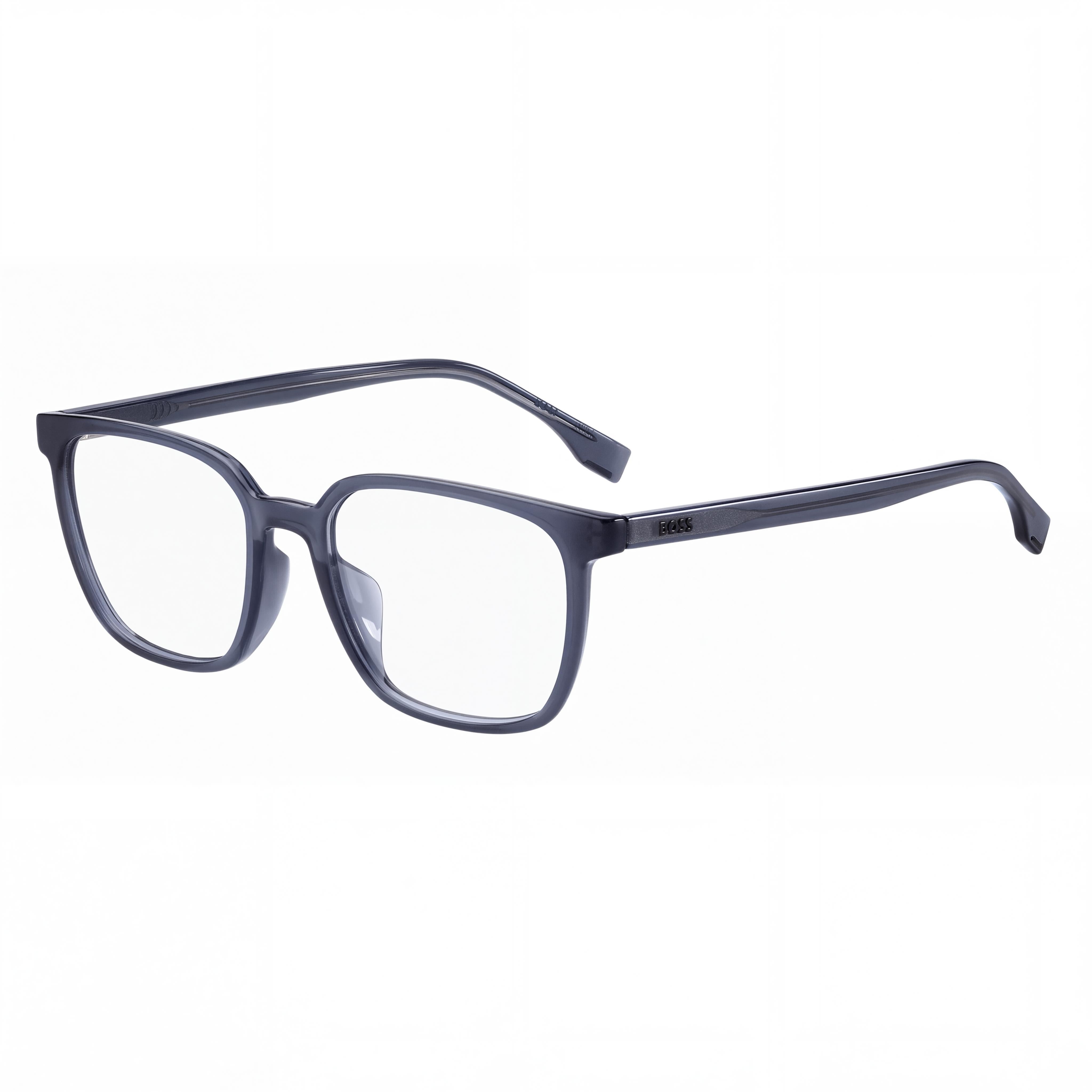 Hugo Boss 1679/F Men's Black Blue Frame Eco Cellulose Injected Non Eyeglasses with 53mm Lens, Photo 1