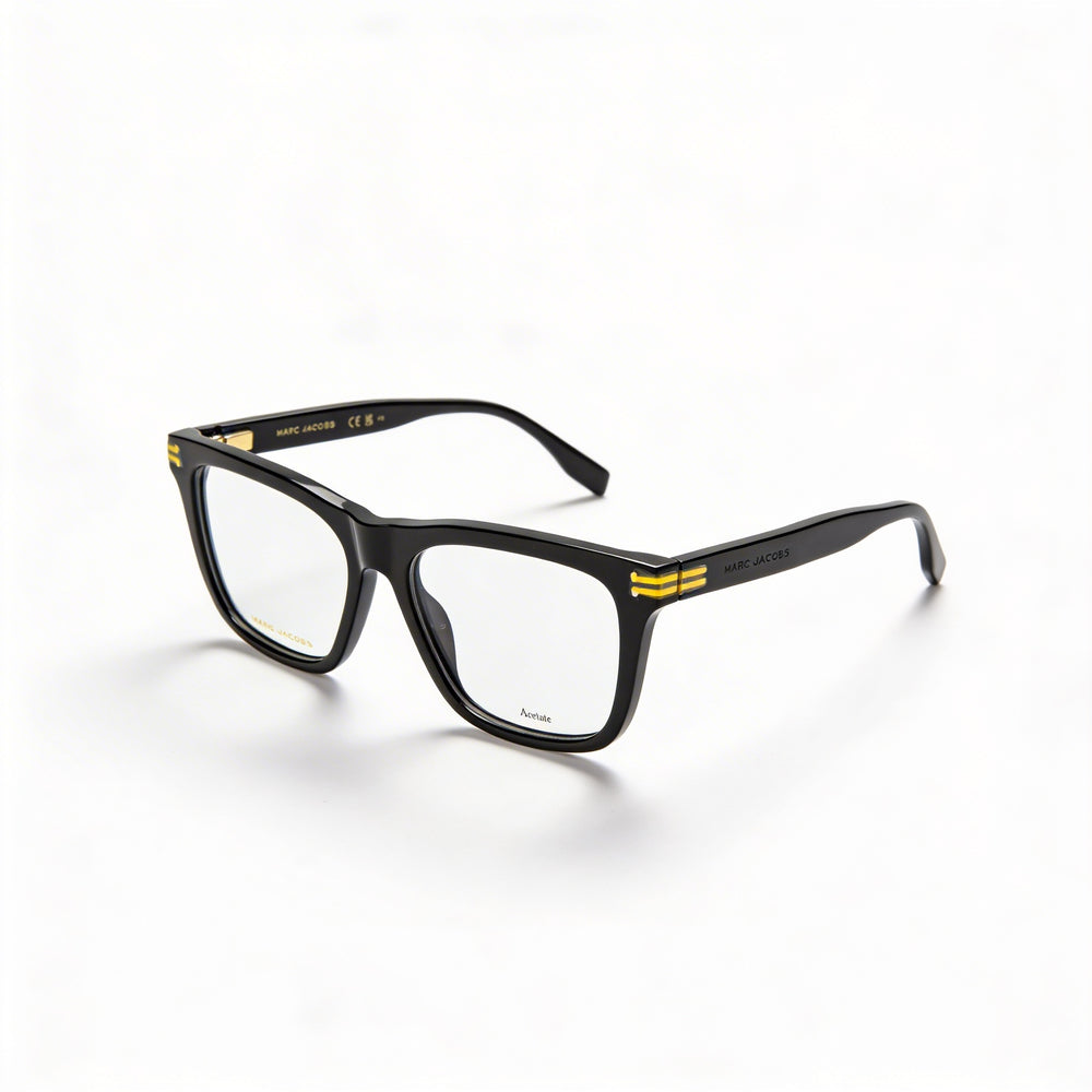 Gafas Marc Jacobs Mj 1084 para mujer, con montura de plástico negro, calibre 52 mm