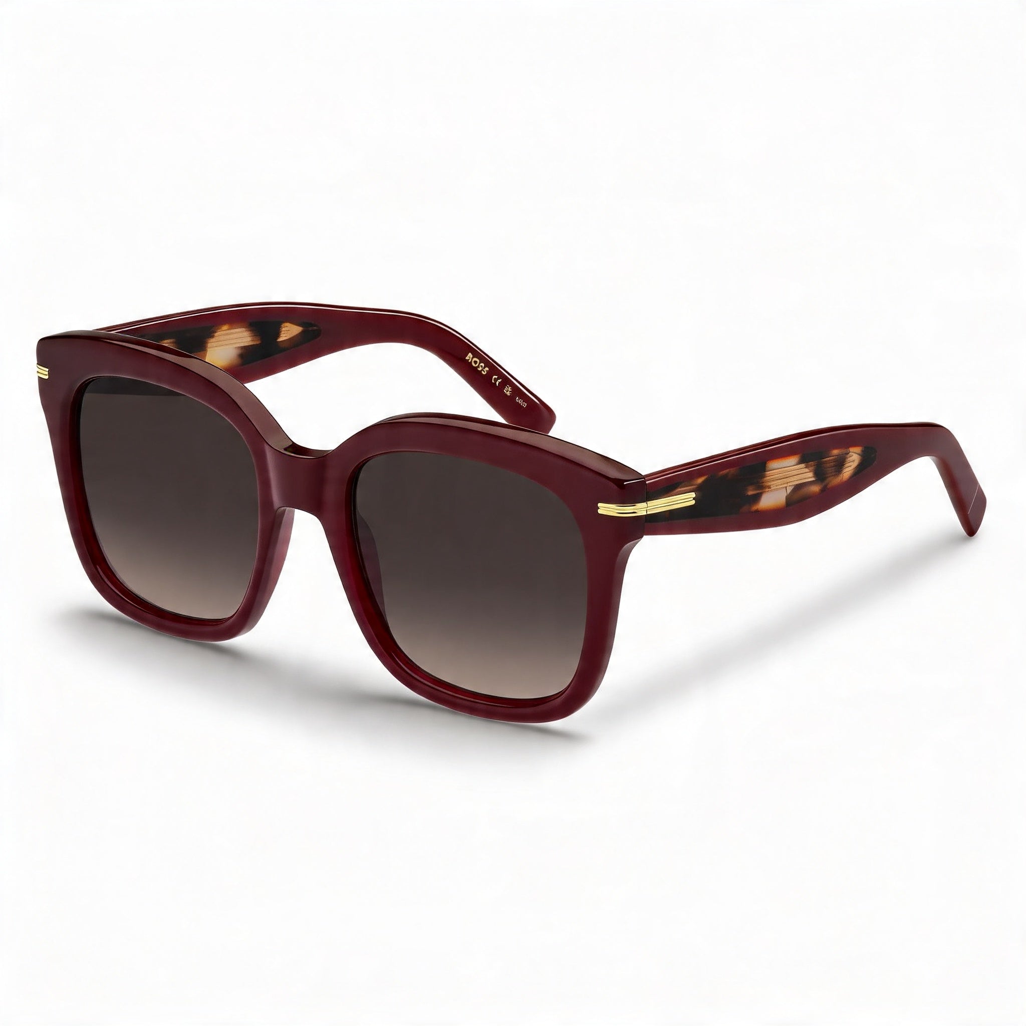 Hugo Boss BOSS 1731/S Men's Multicolour Acetate Frame Casual Style Non-Polarized Brown Shaded 53mm Sunglasses, Photo 1