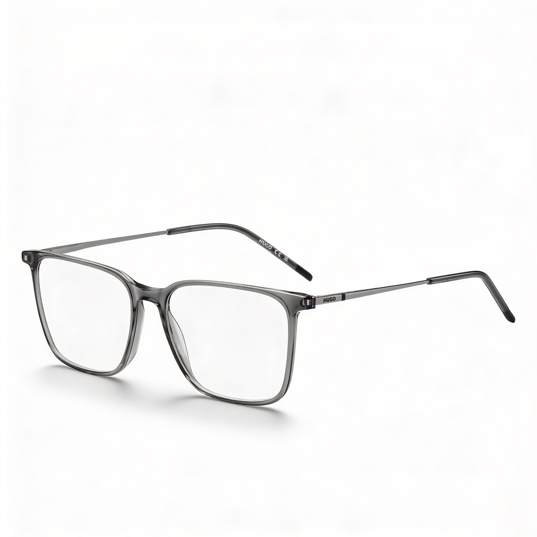 Gafas recetadas casuales HUGO HG 1288 para hombre con montura ligera de acetato en negro y rojo 52-16-145, Photo 1