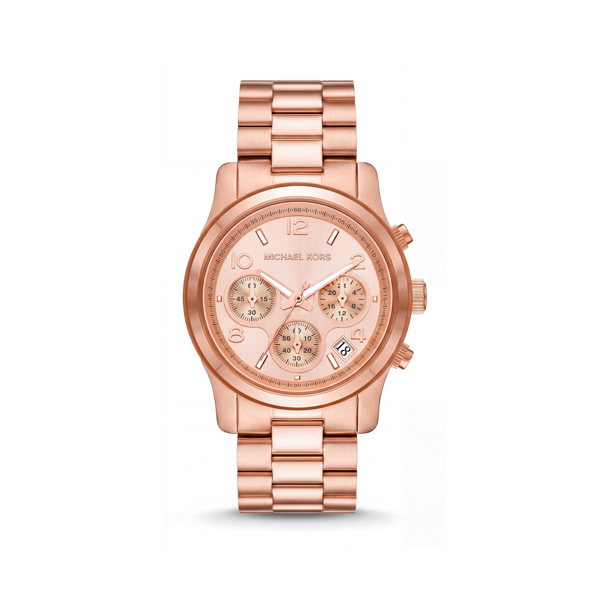 Michael Kors Women's Runway Collection MK7324 Rose Gold Stainless Steel Chronograph Quartz Watch 38mm, Photo 1