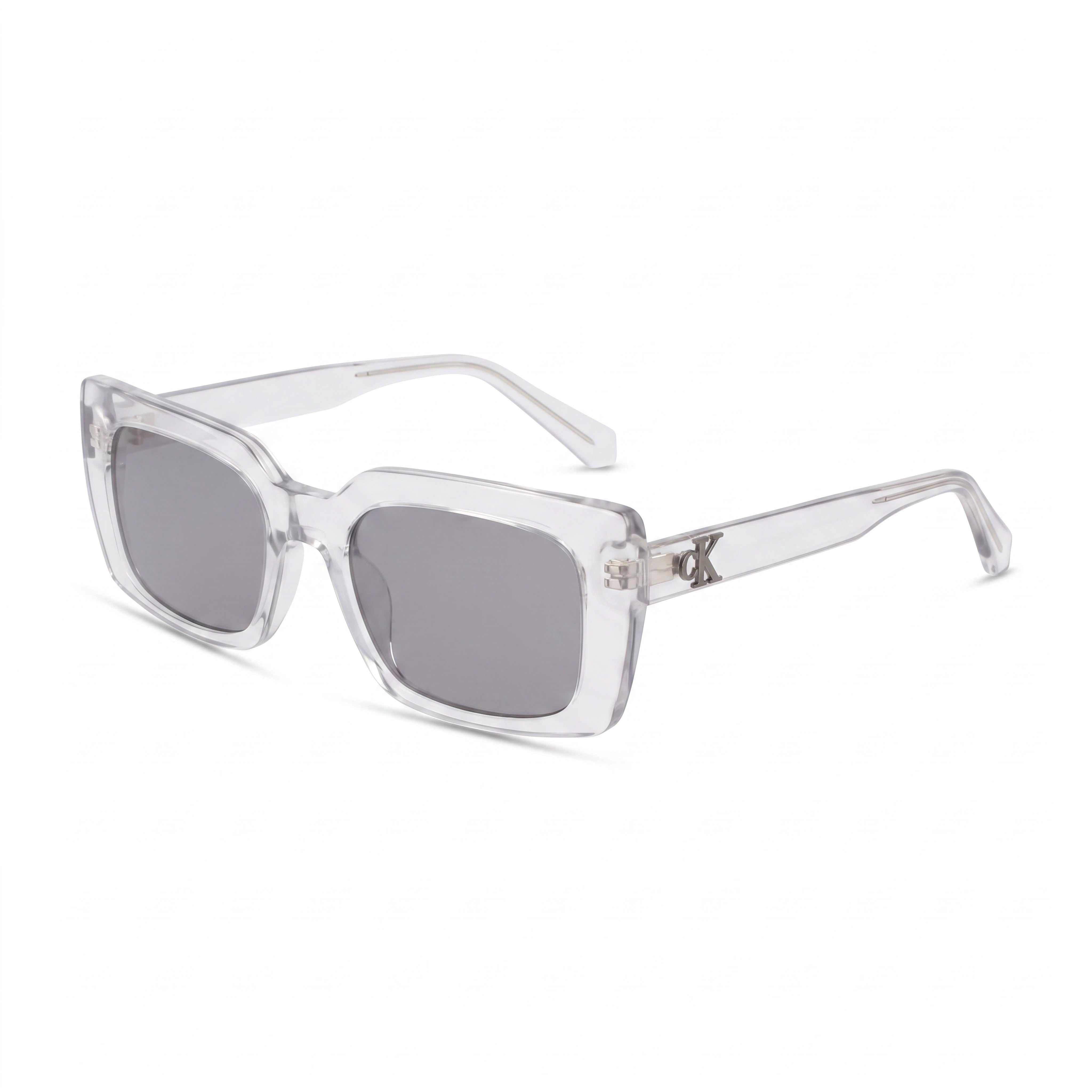 Gafas de sol Calvin Klein Jeans Ckj22606s para mujer, de acero aleado transparente, sin polarizar, con protección UV, de 53 mm, Photo 1