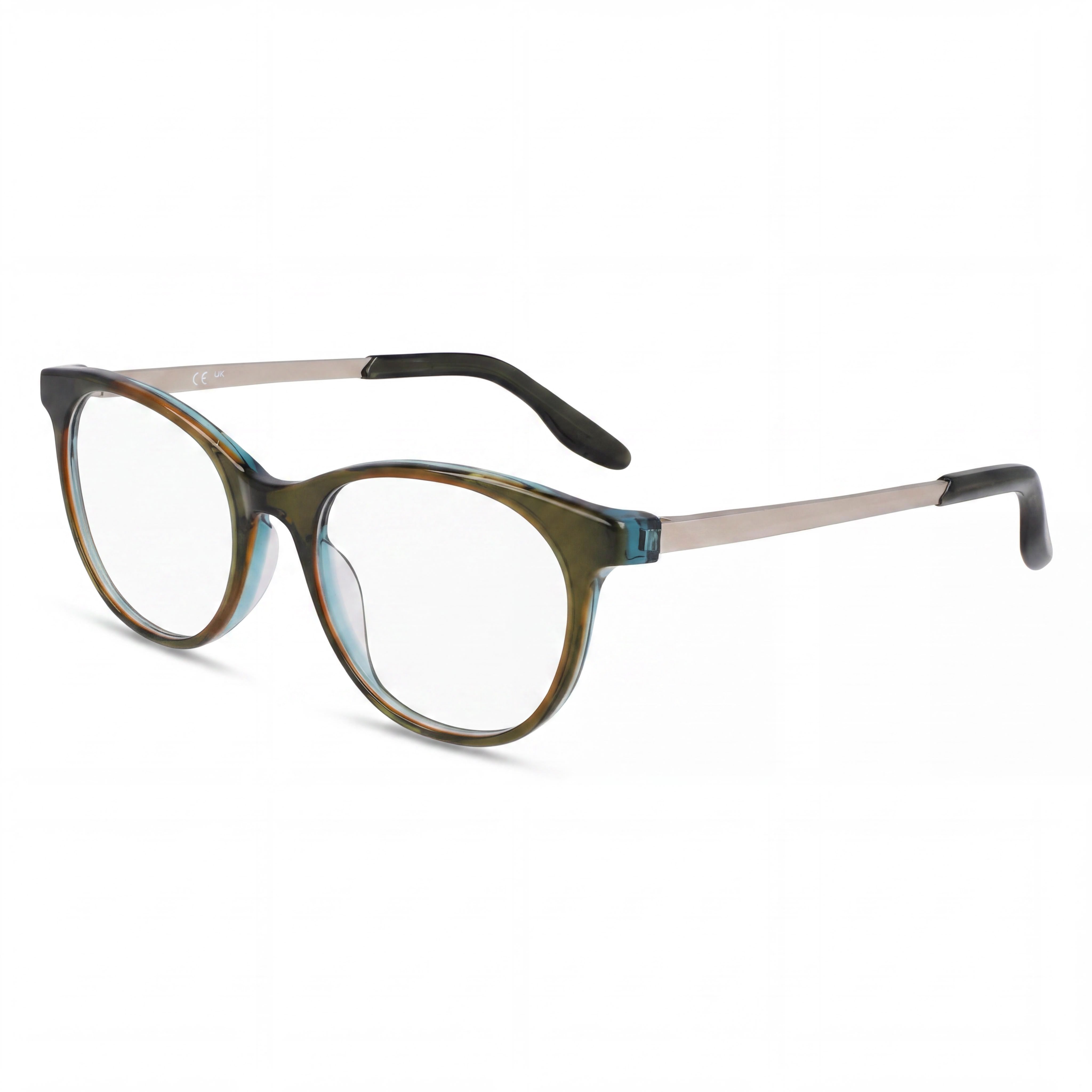 Gafas de sol polarizadas de metal unisex Nike 7173 Verde Oliva/Azul Laminado 51mm, Photo 1