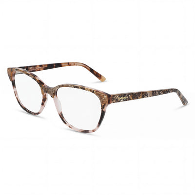 bebe Bb5220 Women’s Eyeglasses Frame in Topaz Lace Acetate, Designed for Prescription Lenses, 55mm Lens Width