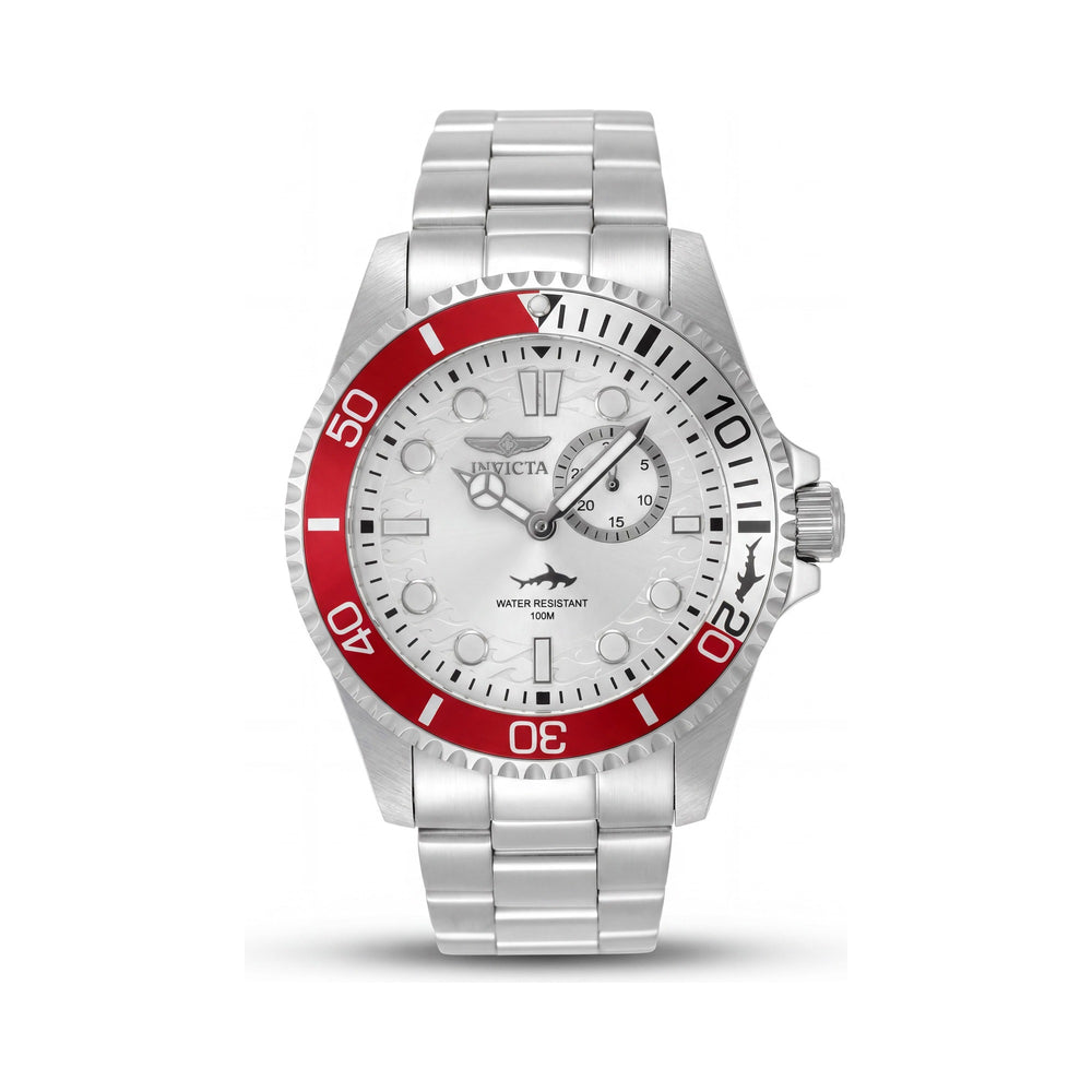 Invicta Pro Diver 49275 Unisex Stainless Steel Bracelet Quartz Silver Dial 43mm