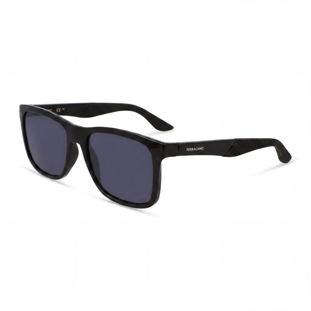 Salvatore Ferragamo Men's Sf1028sn Iniettato Black UV Protected Eyewear 56mm