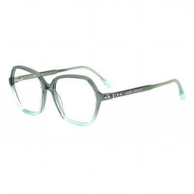 Isabel Marant Modern Style Unisex Sunglasses featuring Green Acetate Frame & Green Polycarbonate Lenses, 53mm