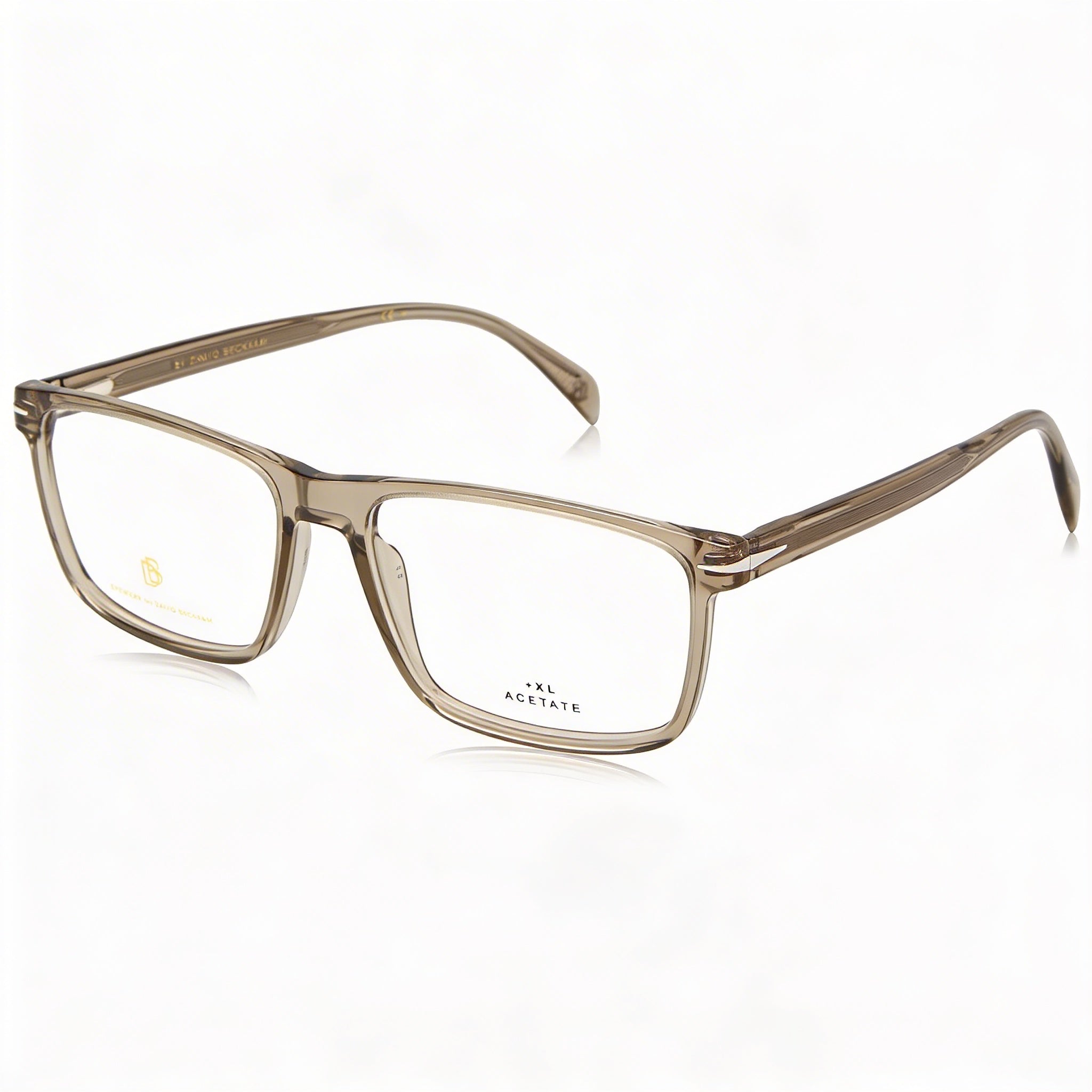 David Beckham Db 1020 Unisex Polarized Sunglasses with Crystal Nude Acetate Frame and Mud Lenses 58mm, Photo 1
