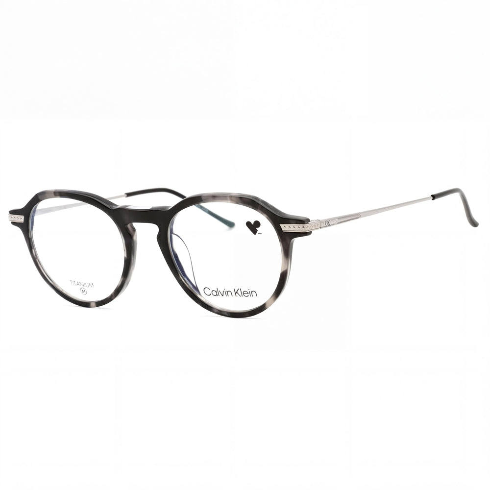 Gafas de sol unisex Calvin Klein Modern CK23532T con montura de acetato en gris habana, lentes gris habana no polarizadas, 48 ​​mm