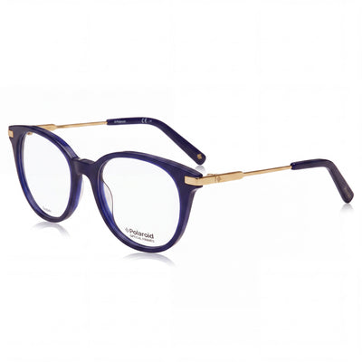 Polaroid Sunglasses Modified Oval Women's Black Plastic Non Polarized RX-able Eyeglasses Frame 49mm