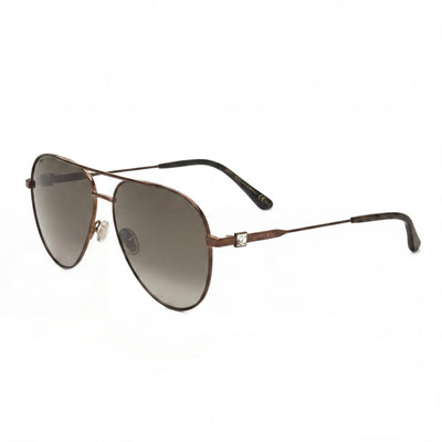 Jimmy Choo Classic Women's Bronze Lens Stainless Steel UV Protection 60mm Sunglasses
