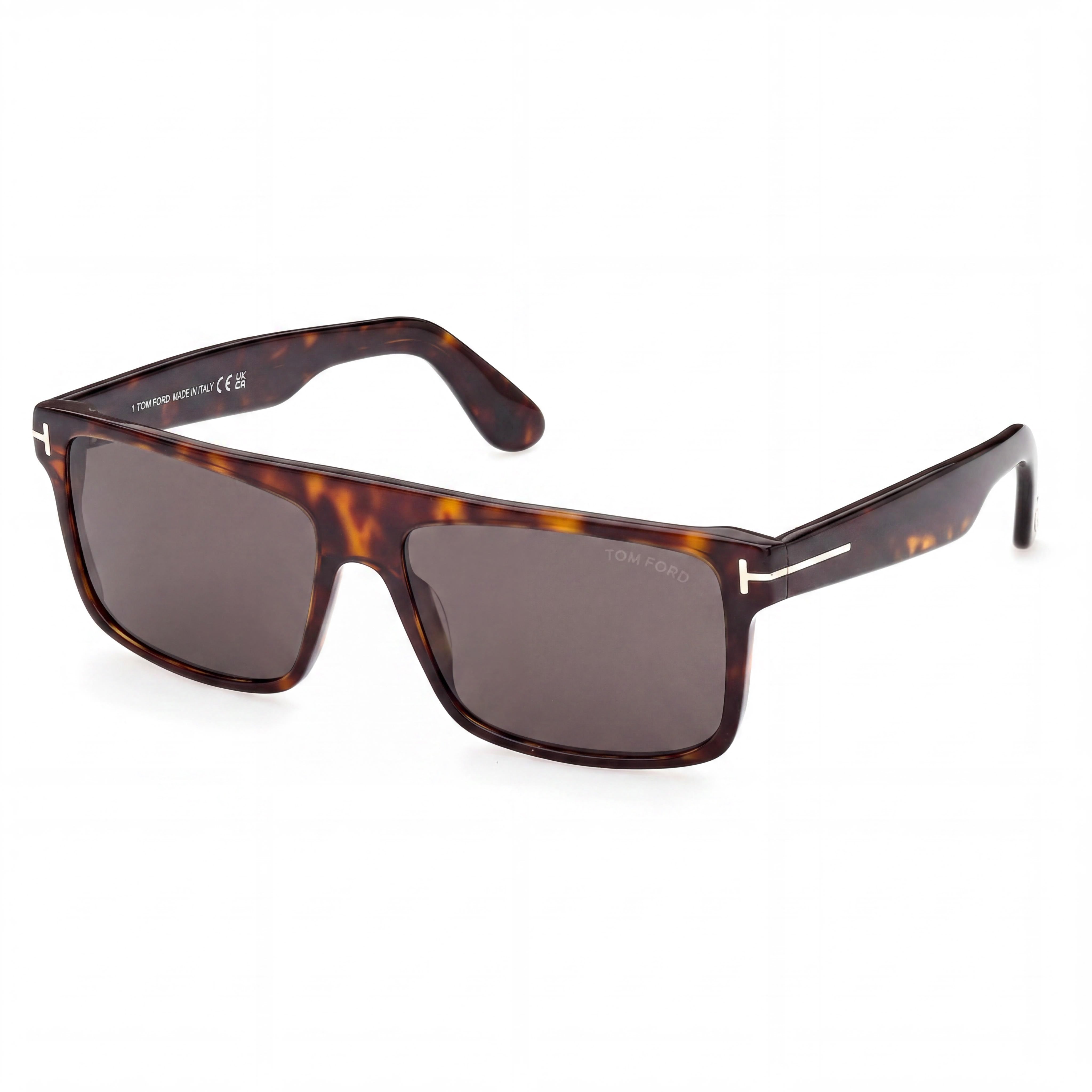Tom Ford FT0999 Philippe-02 Unisex Pantographed Plastic Dark Havana Smoke Dark Grey UV Protection Non-Polarized Sunglasses 58mm, Photo 1