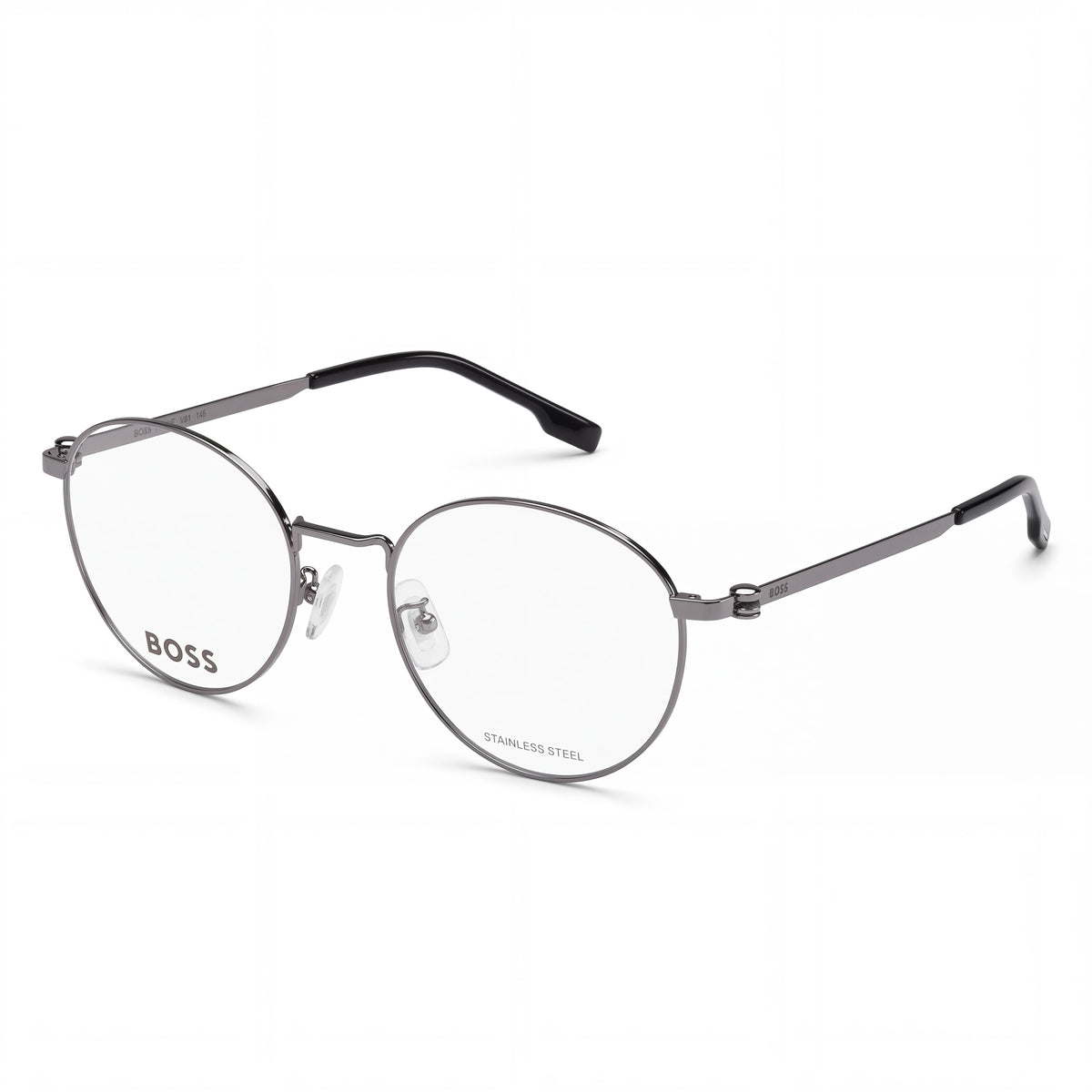 BOSS Audio Systems Modern Men's Alloy Steel Frame Dkruth Black Non-Polarized Polycarbonate Lenses 52mm Sunglasses, Photo 1