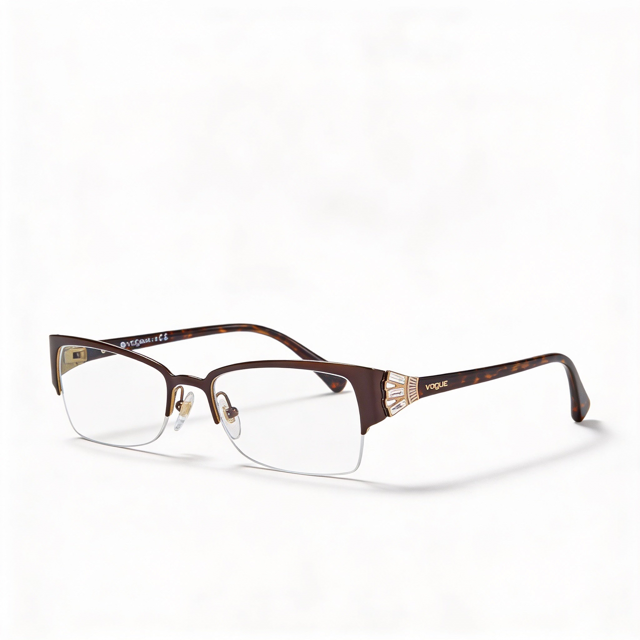 Gafas de sol Vogue Eyewear Vo 4014b para mujer con montura ovalada de metal, lentes de policarbonato polarizadas y transparentes de 50 mm, Photo 1