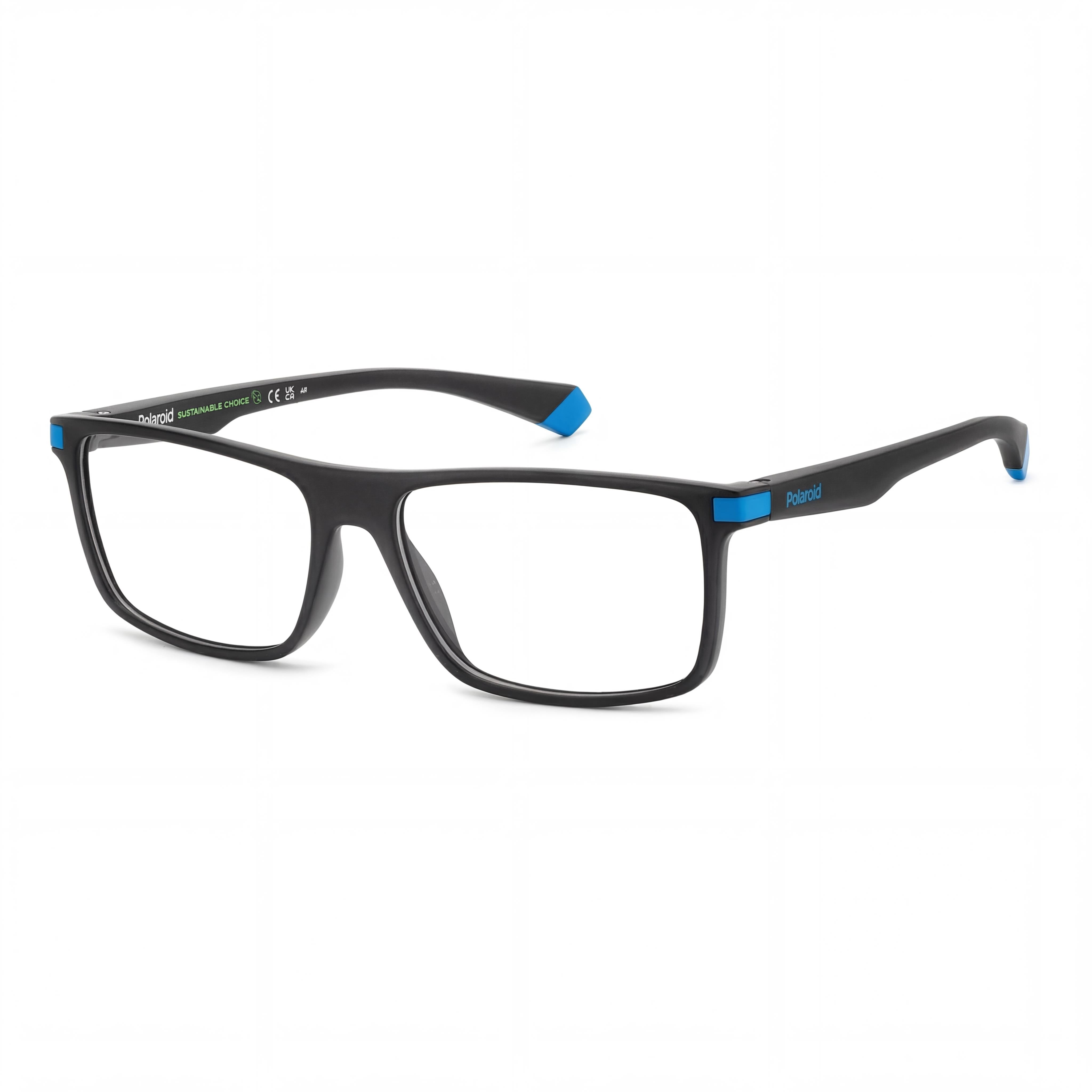 Gafas de sol Polaroid Modern para mujer, sin polarizar, en azul y negro mate, de ECO CO-POLYESTER de 55 mm, Photo 1