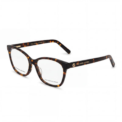 Marc Jacobs Marc 539 Gafas de sol de acetato para mujer, montura en marrón Habana, lentes no polarizadas, ancho de lente 53mm