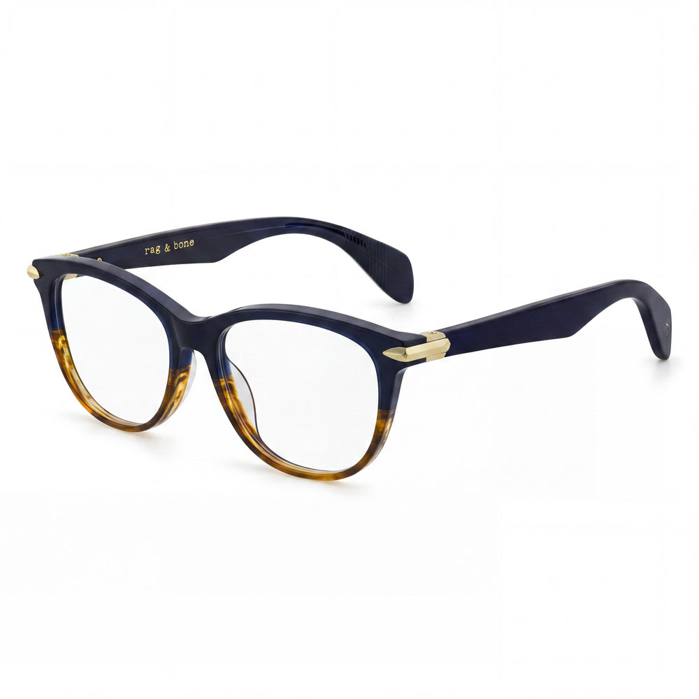 Monturas ópticas para mujer rag & bone Rnb3014 Azul Habana 51-16-140