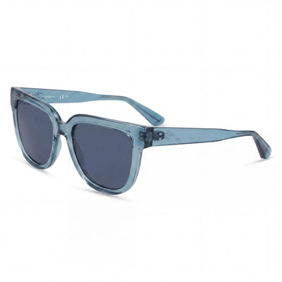 Gafas de sol Longchamp Casual para mujer, montura transparente Avio Iniettato, lentes de policarbonato no polarizadas, 52 mm