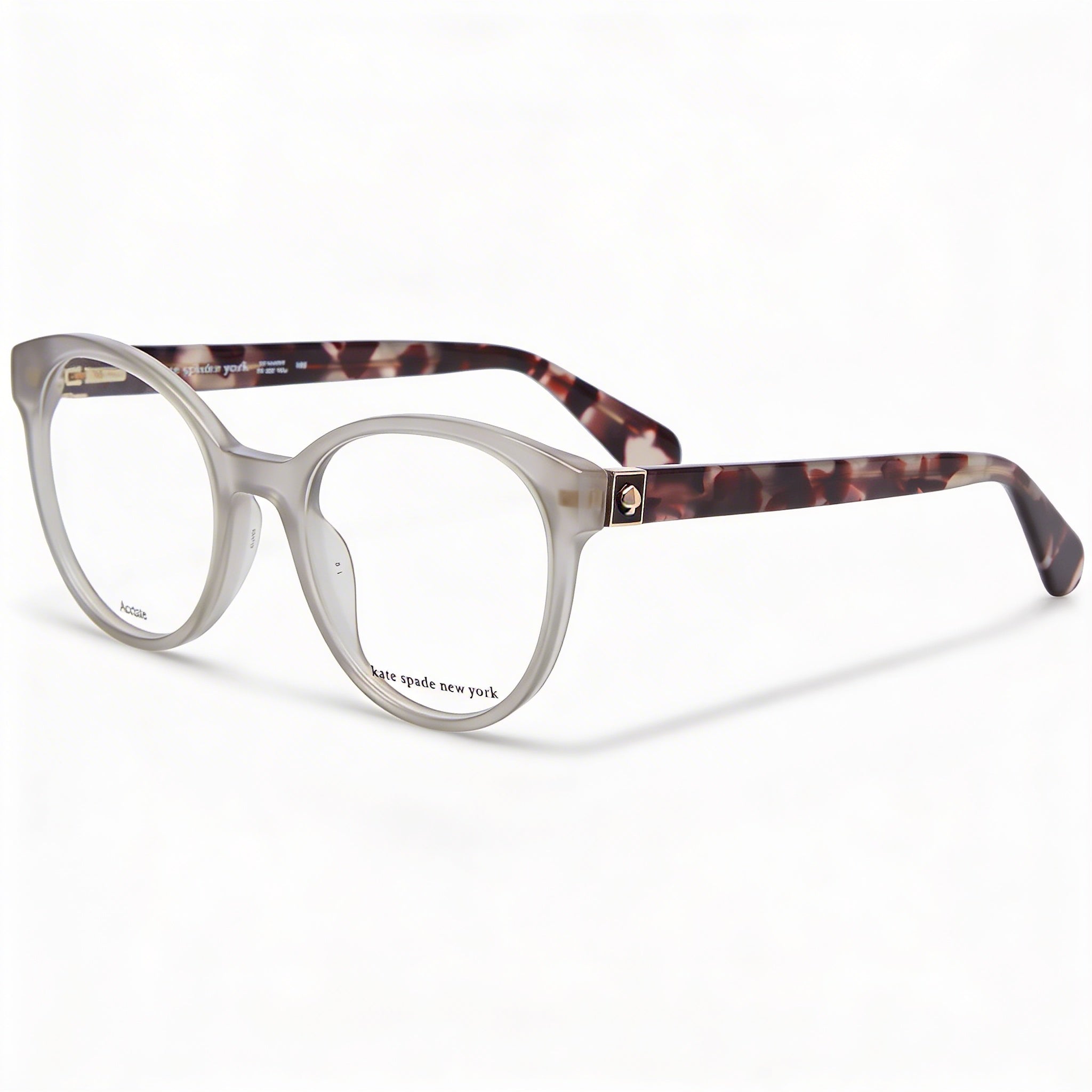 Kate Spade New York Marcilee Women's Grey Acetate Sunglasses with 48mm Lens, 19mm Bridge, 140mm Temple, Photo 1