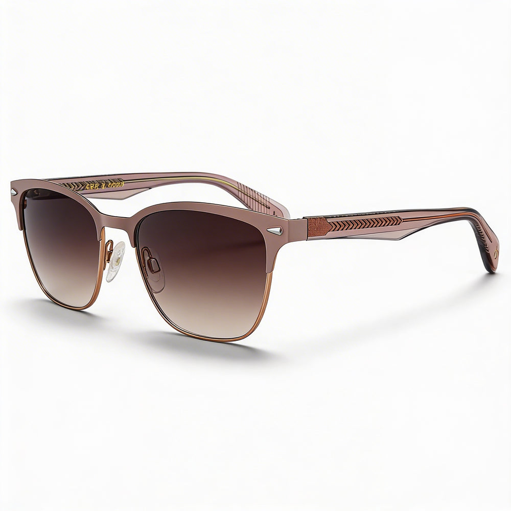Rag & Bone Rnb 3022 Montura Óptica de Acero Inoxidable para Mujer Color Barro, Lente 51 mm, Puente 17 mm, Patilla 140 mm