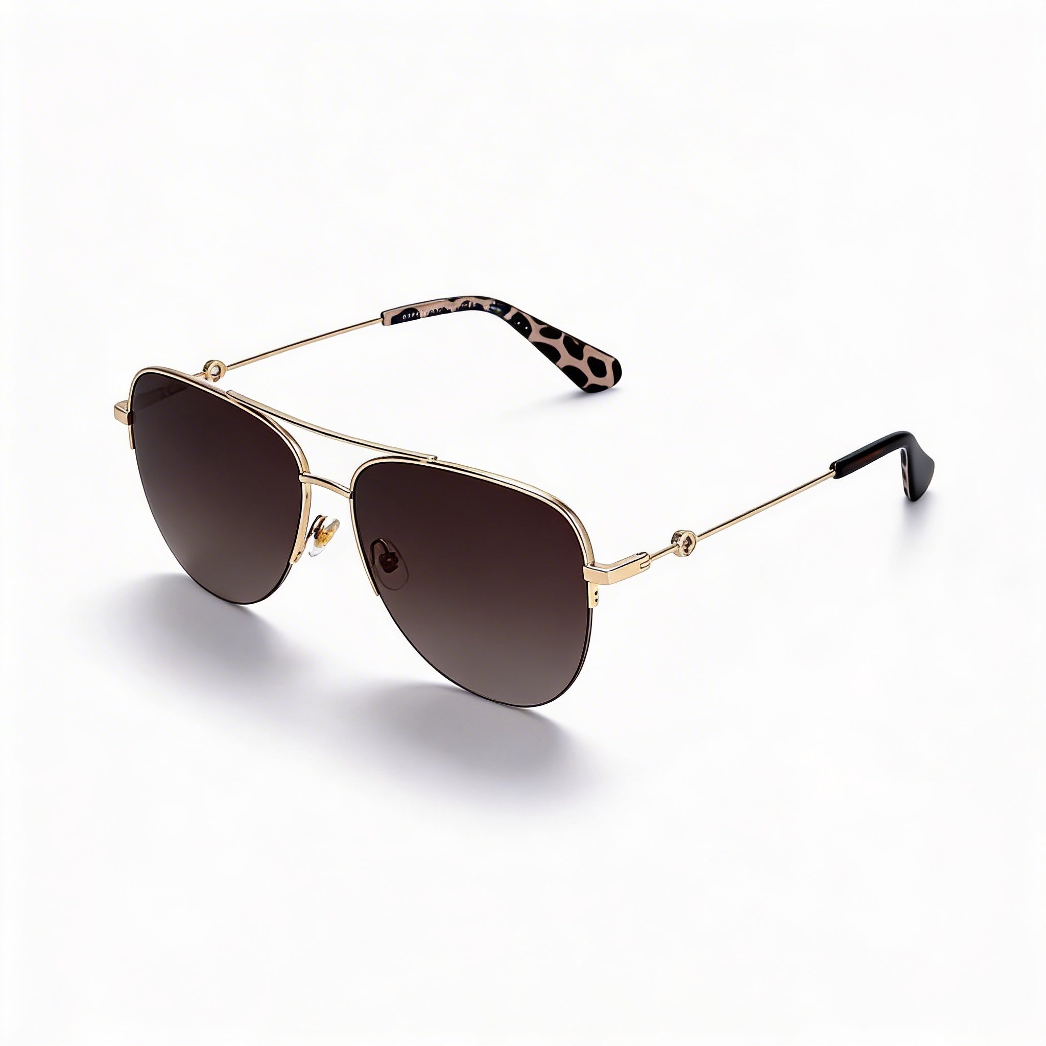 kate spade new york Maisie/G/S Women's Pilot Stainless Steel Havana Frame Polarized UV Protection Brown Gradient Lenses 60-15-140mm, Photo 1
