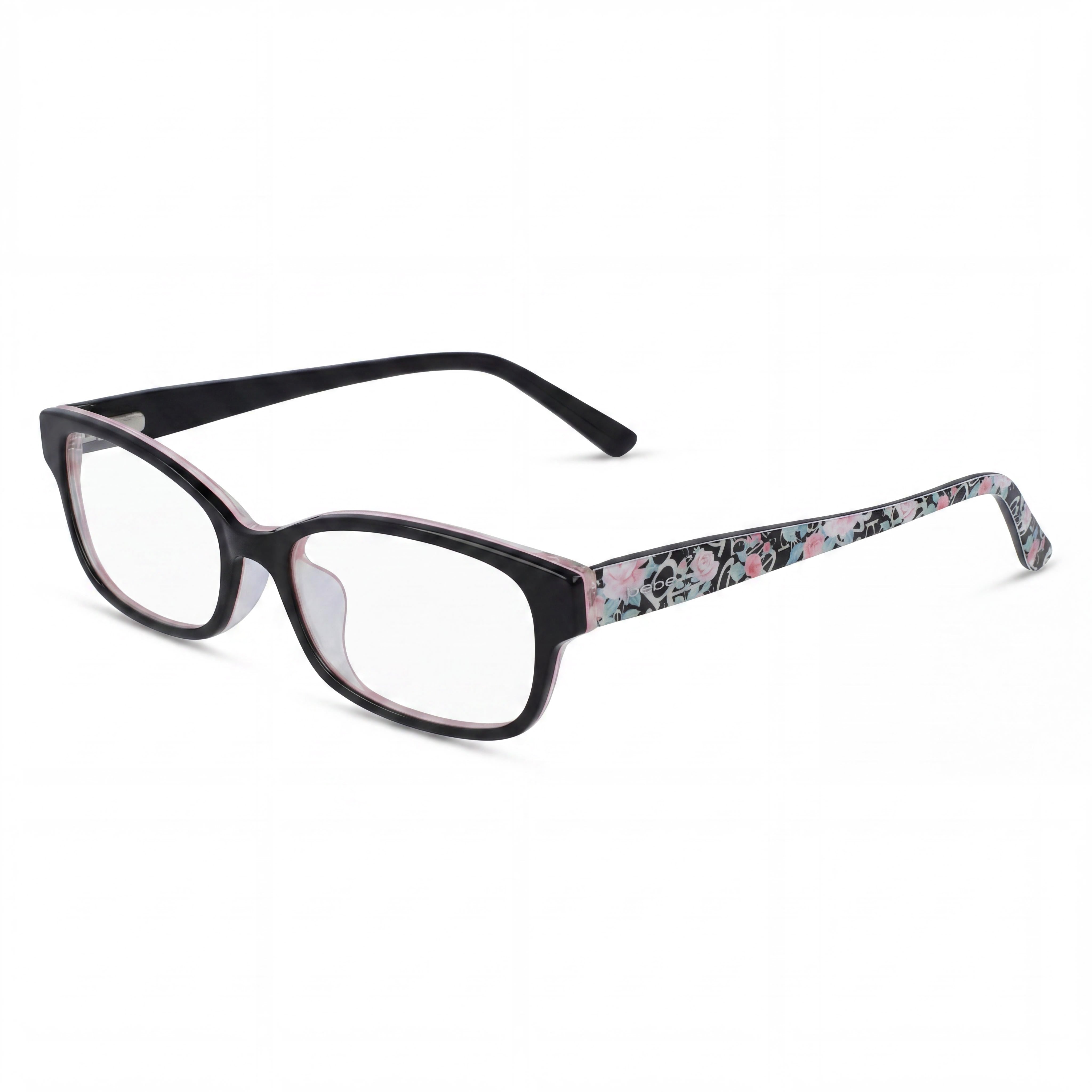 Gafas Ópticas Metálicas Negras para Hombre bebe Bb5183 con Lentes Transparentes de Policarbonato de 51mm, Photo 1