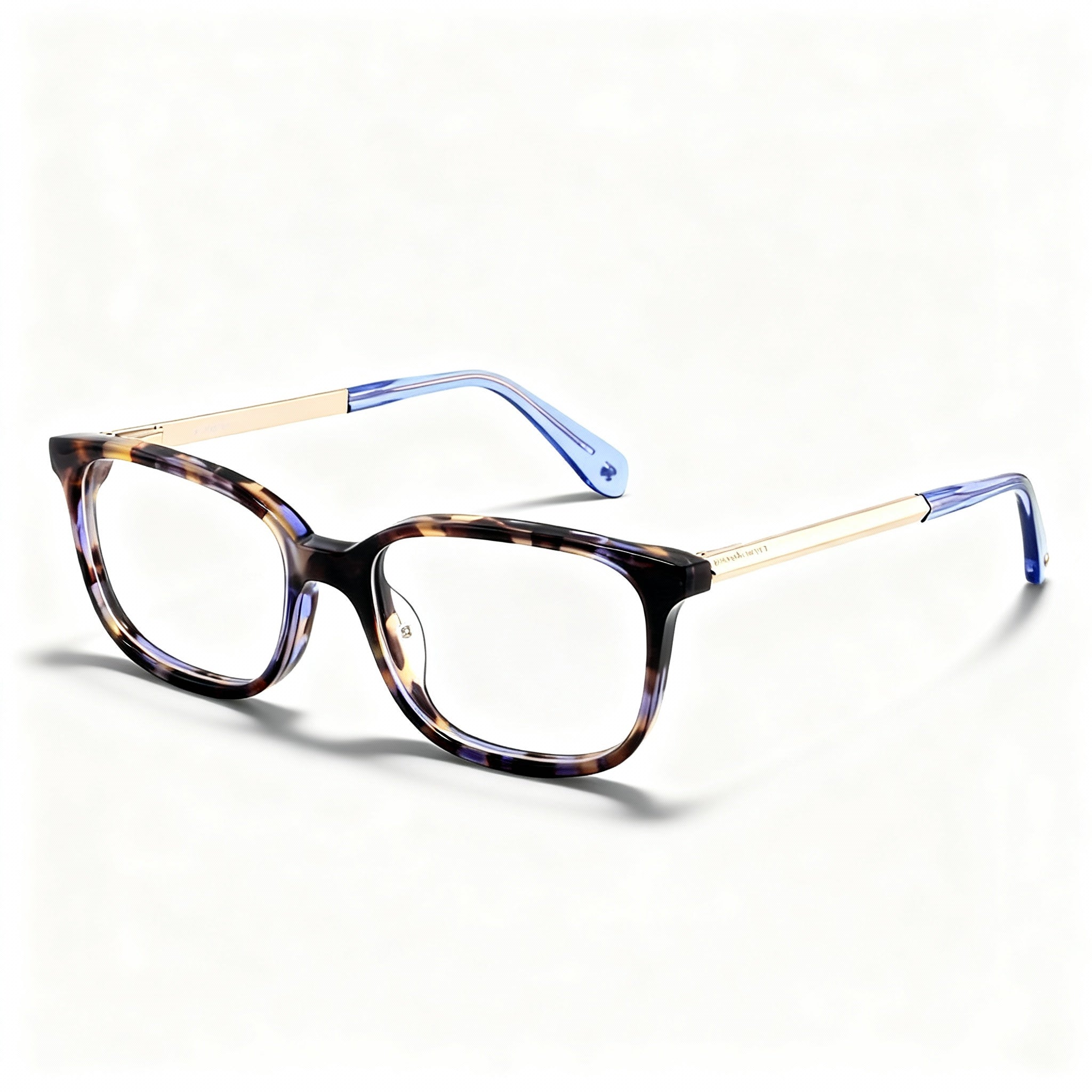 kate spade new york Natalia Women's Blue Havana Full Rim Rectangle Plastic Eyeglasses 50-16-140