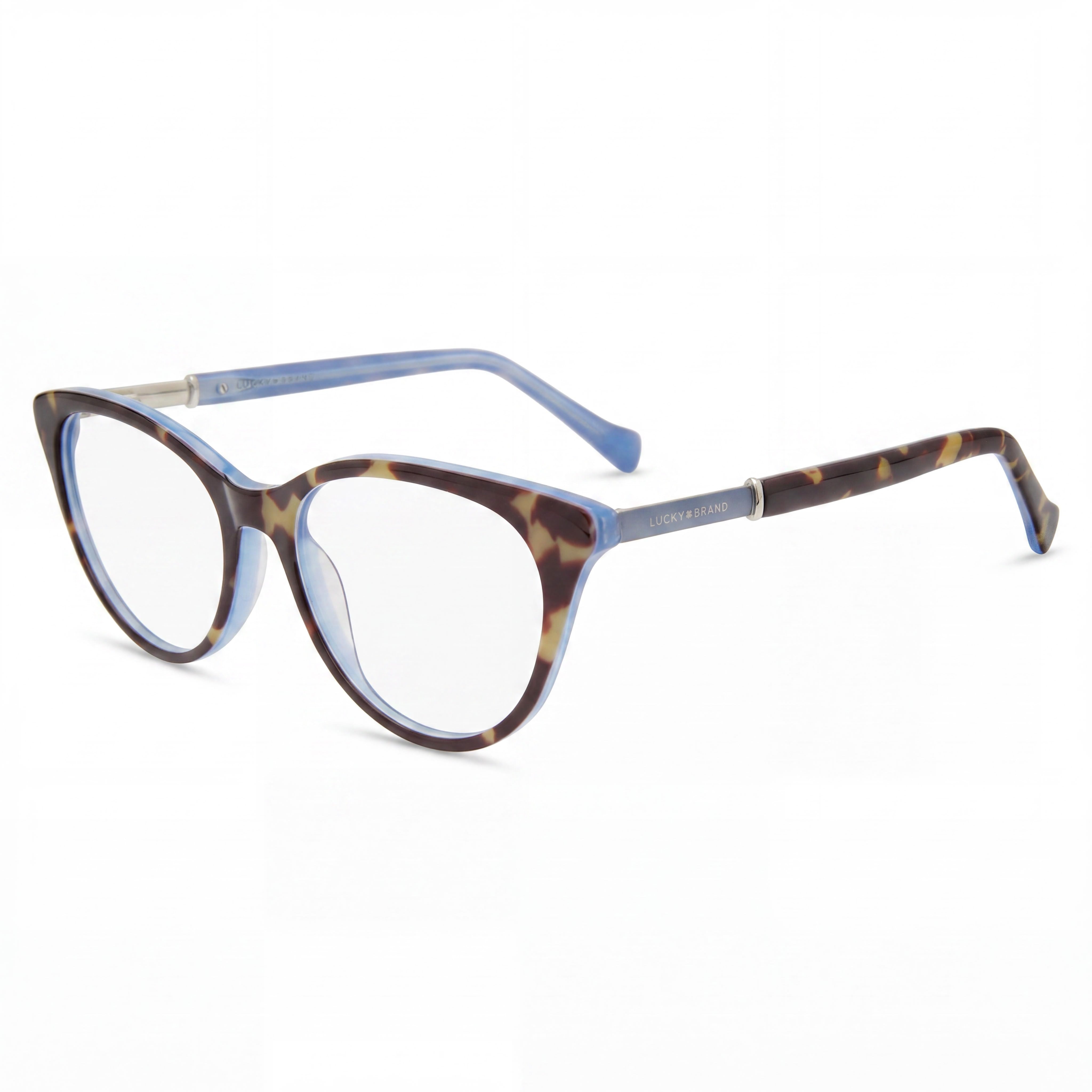 Gafas de plástico polarizadas Lucky Brand Vlbd235 Havana azul para hombre 51, Photo 1