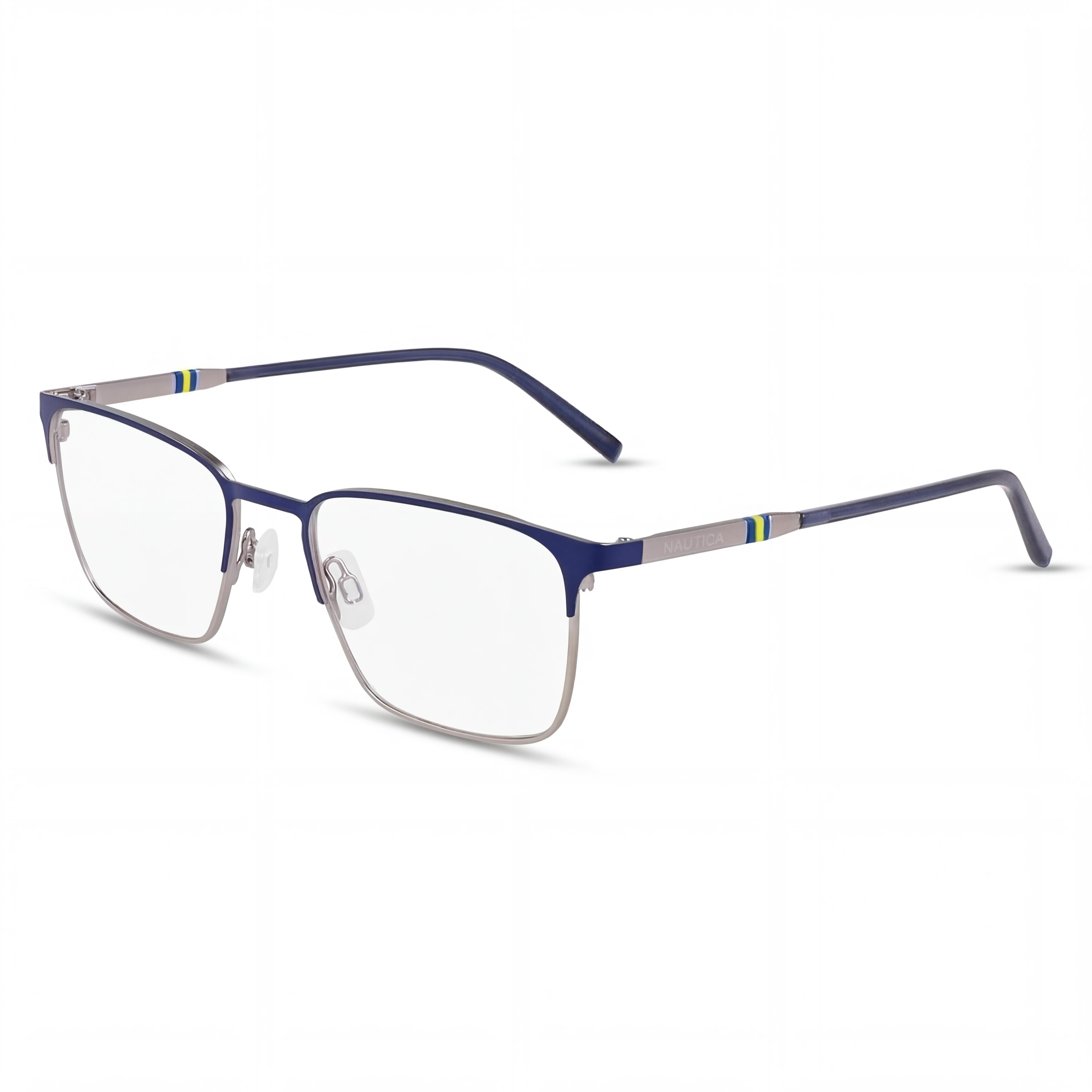 Monturas de gafas ópticas Nautica para mujer, color azul marino mate | Lentes transparentes de demostración listas para receta personalizada, Photo 1