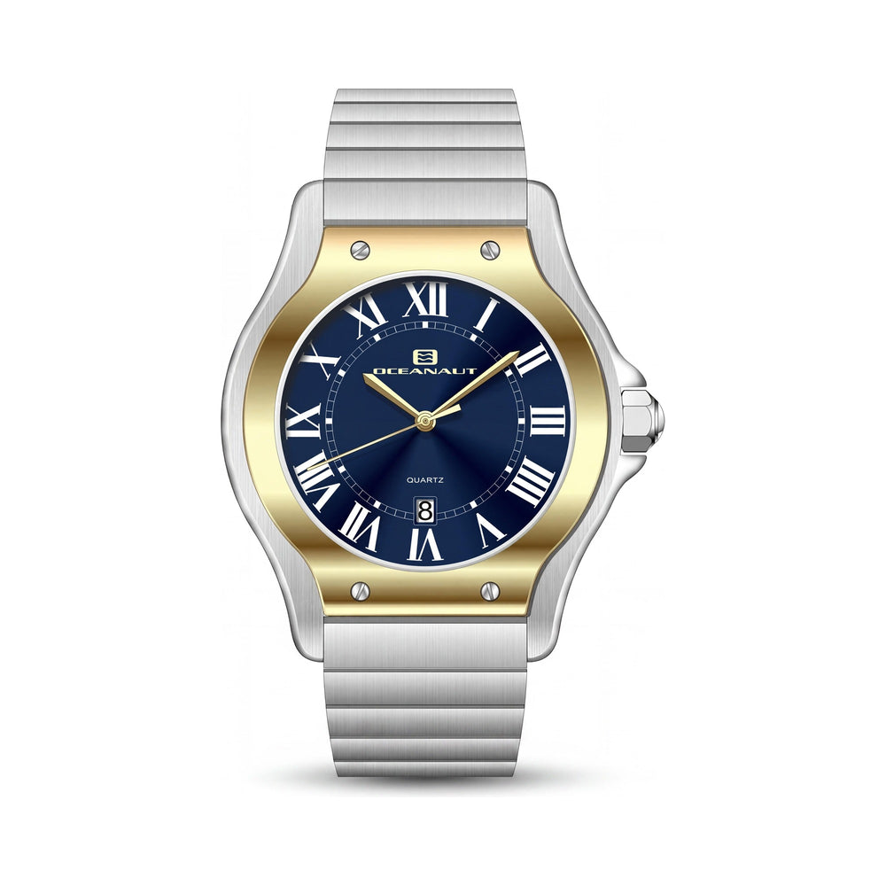 Oceanaut Quartz Movement Men's Blue Dial Stainless Steel Water Resistant Watch