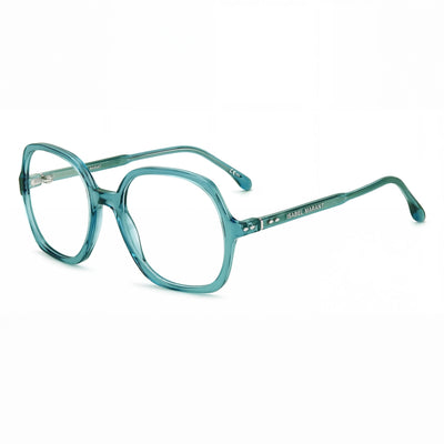 Gafas de sol Isabel Marant Im 0087 de mujer, color verde azulado, con montura de acetato y lentes de policarbonato, 54 mm de ancho de lente
