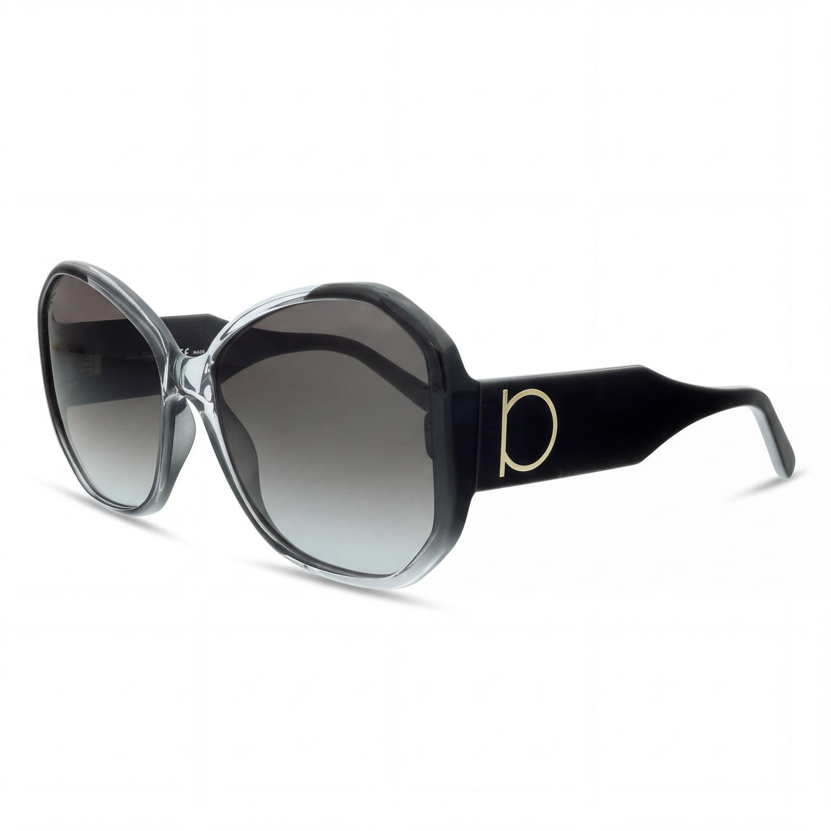 Salvatore Ferragamo Contemporary SF942S Unisex Plastic Grey Gradient Frame Gray Gradient Non-Polarized UV Protection Sunglasses 61mm, Photo 1