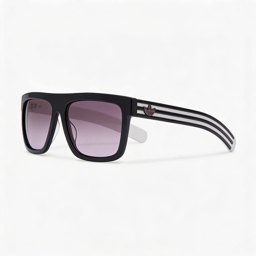 Adidas Originals Or0127 Unisex Plastic Frame Eyewear with Grey Frame and Gradient Smoke Lenses 56mm