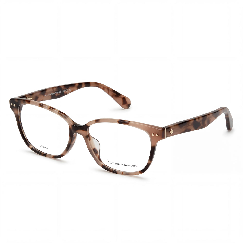 Gafas de sol Kate Spade New York AURELIA / F para mujer, rectangulares, cuadradas, color Habana oscuro, con montura de plástico, 53 mm