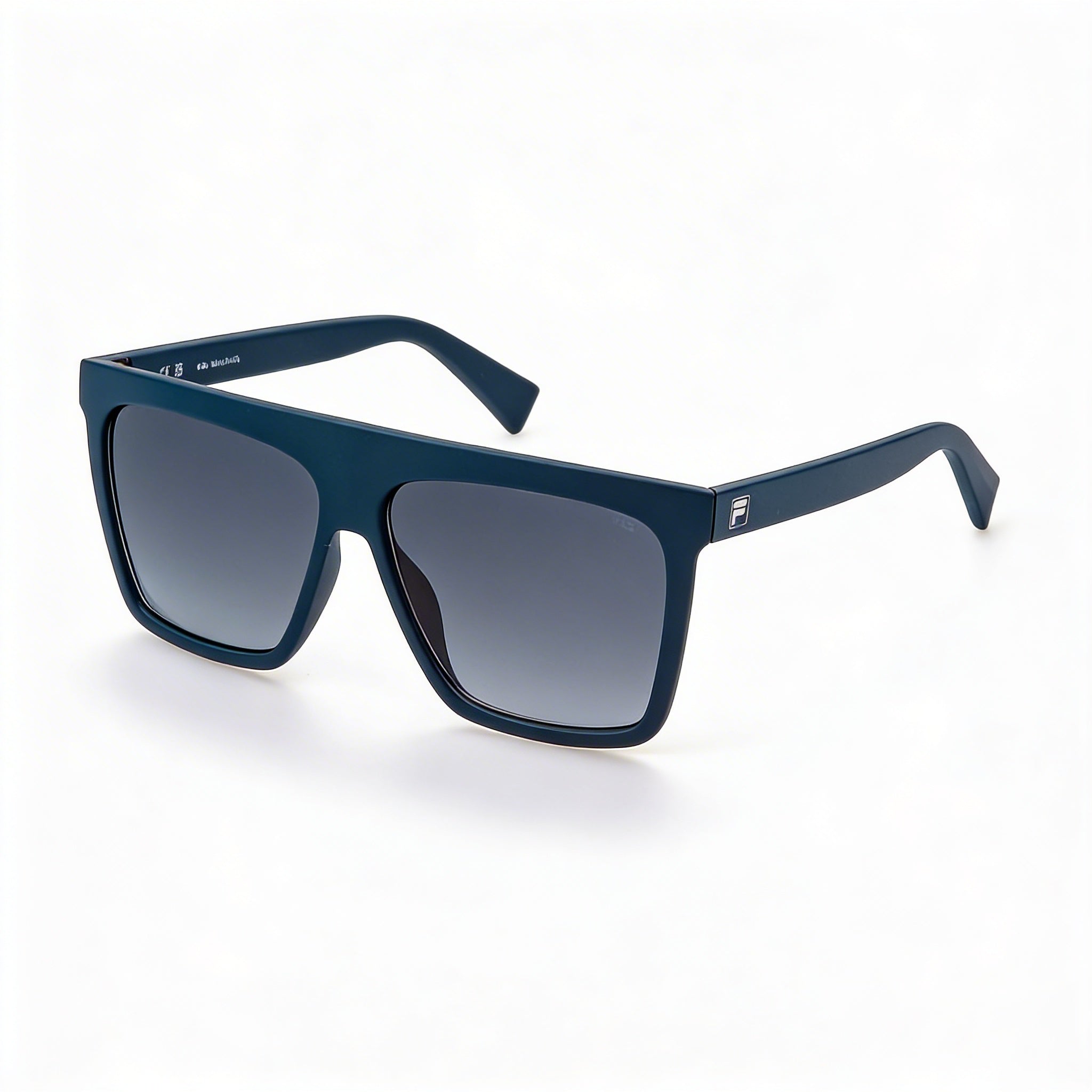 Fila Casual Men's Non-Polarized Injected Sunglasses with Matt Night Blue Frame & Blue Gradient Lenses 60mm, Photo 1
