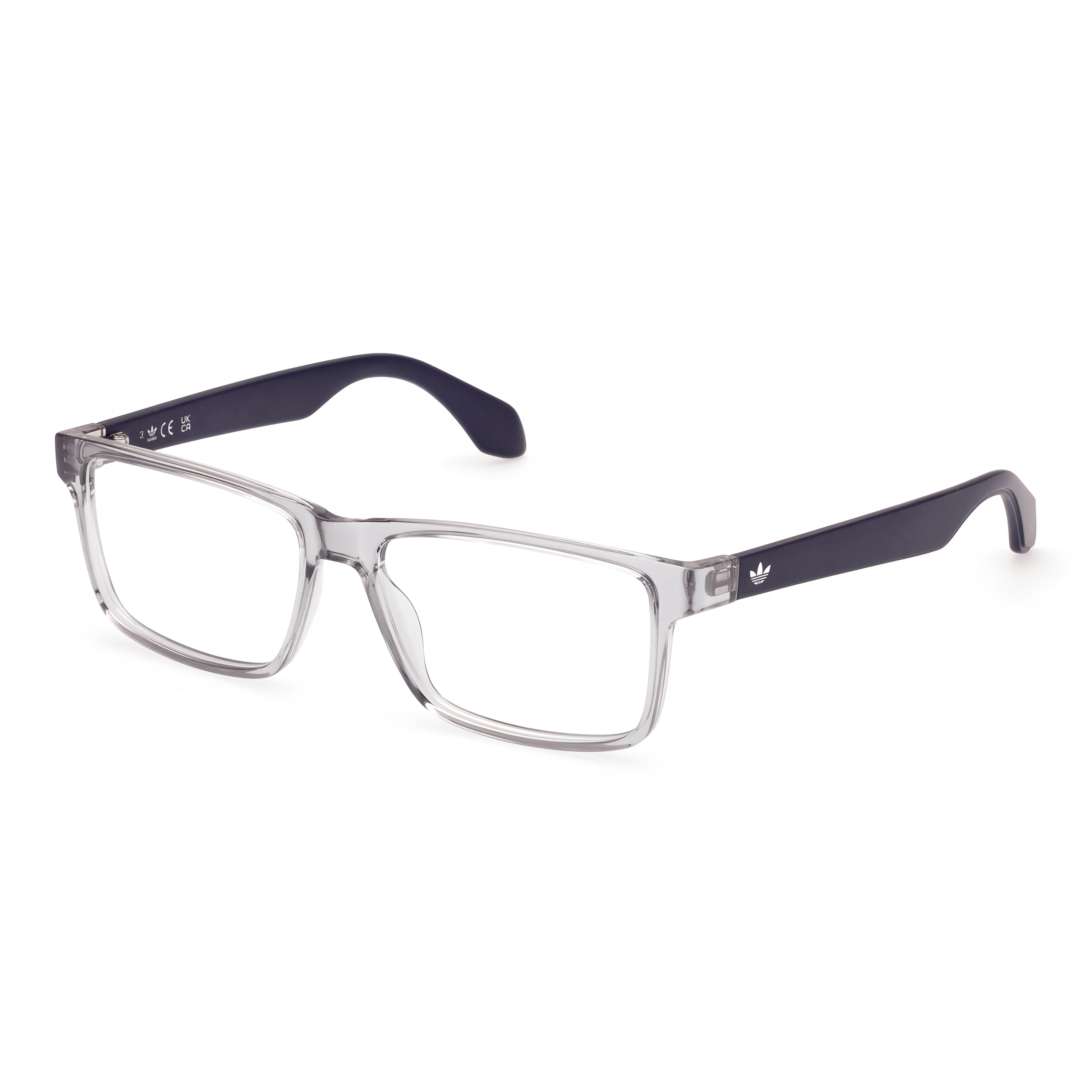 adidas Originals Or5087 Men's Injected Frame Eyewear, Frame Color Shiny Grey & Matte Blue, Lens Width 55mm, Photo 1