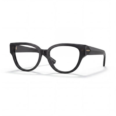 BURBERRY Be 2421f Unisex Eyewear with Grey Frame and Brown Material, Clear Lenses, 53mm Lens Width